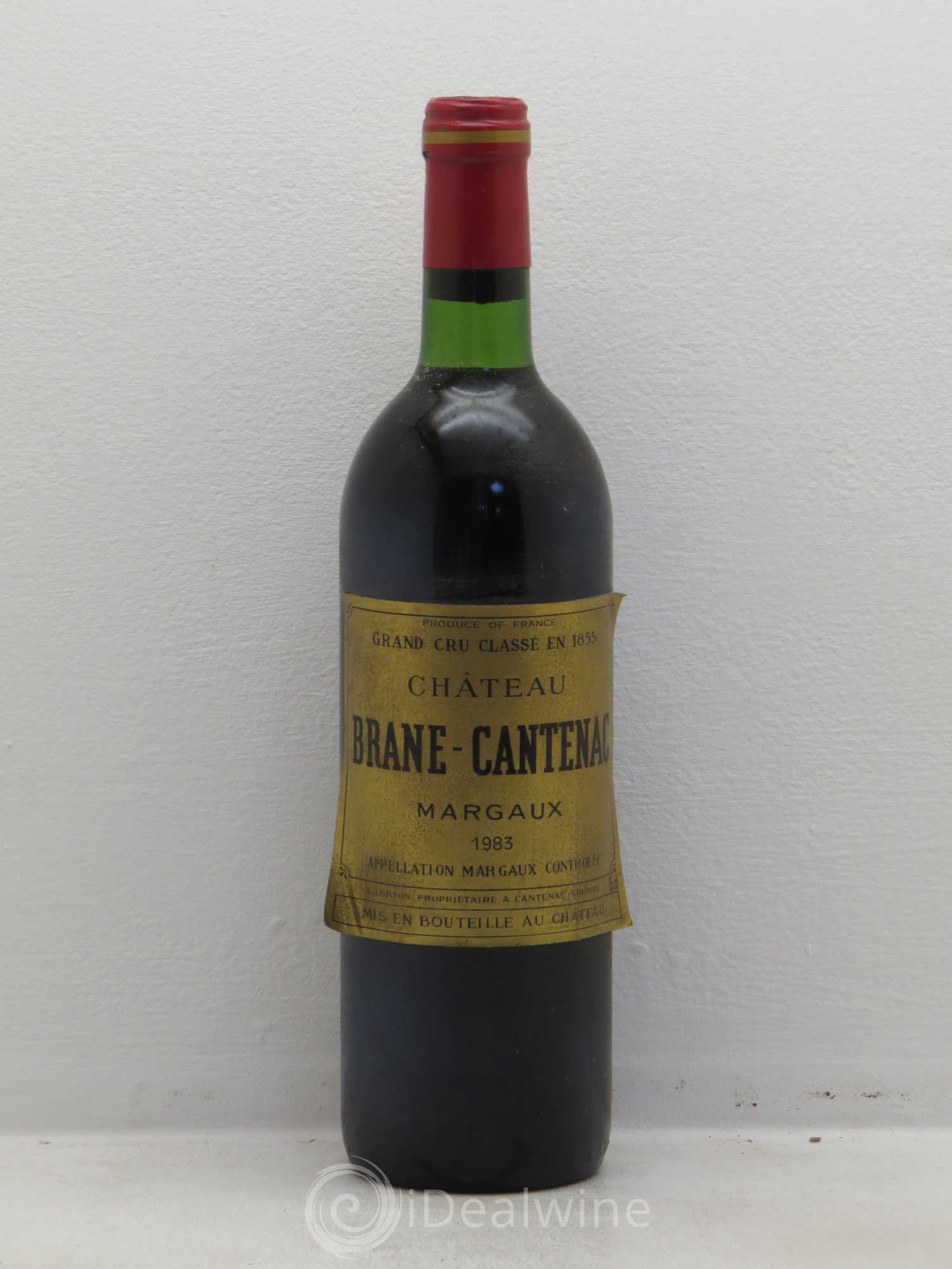 Château Brane Cantenac 2ème Grand Cru Classé 1983 - Lot de 1 bouteille - 0