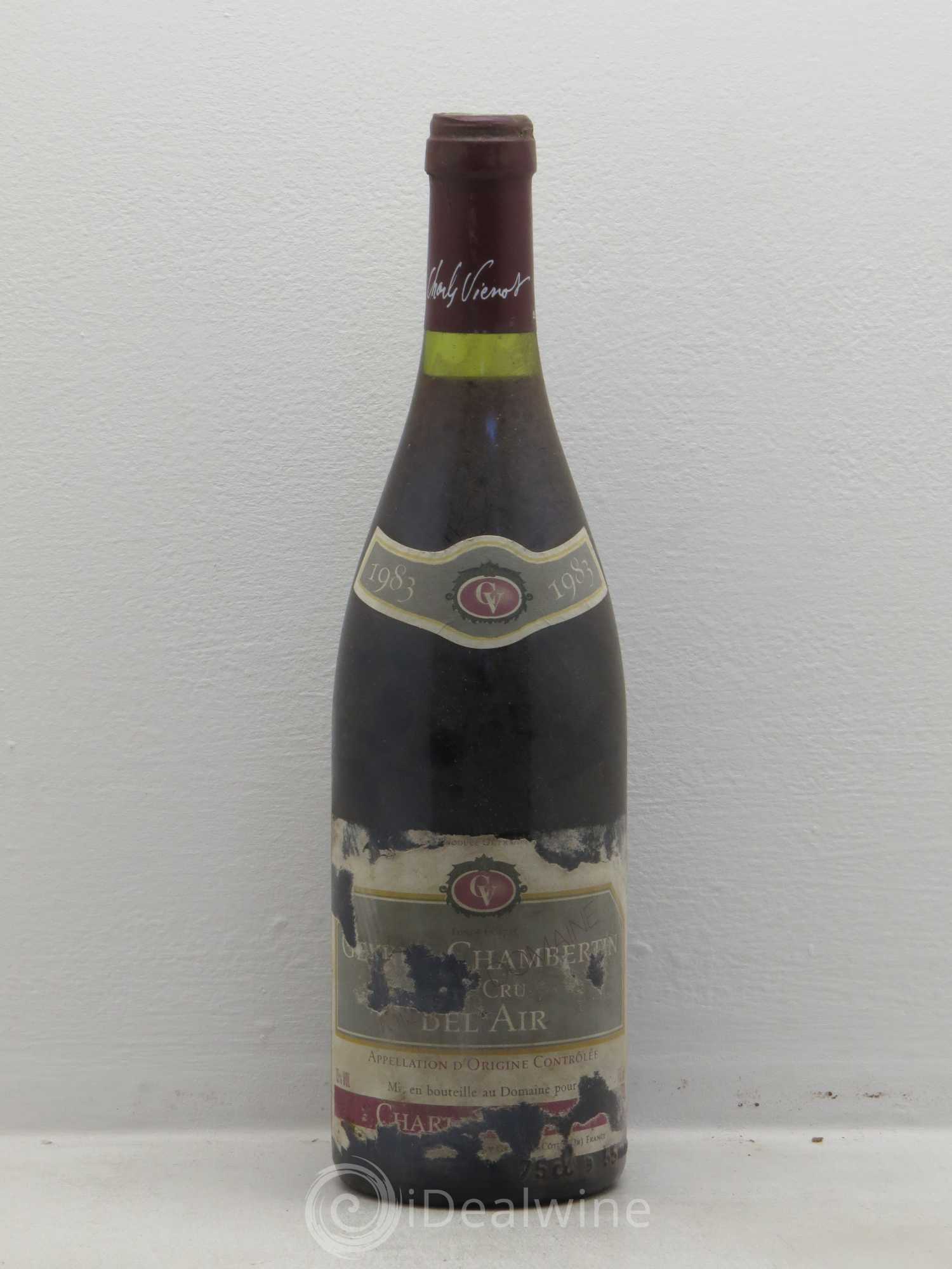 Gevrey-Chambertin 1er Cru Bel Air Vienot 1983 - Posten von 1 Flasche - 0