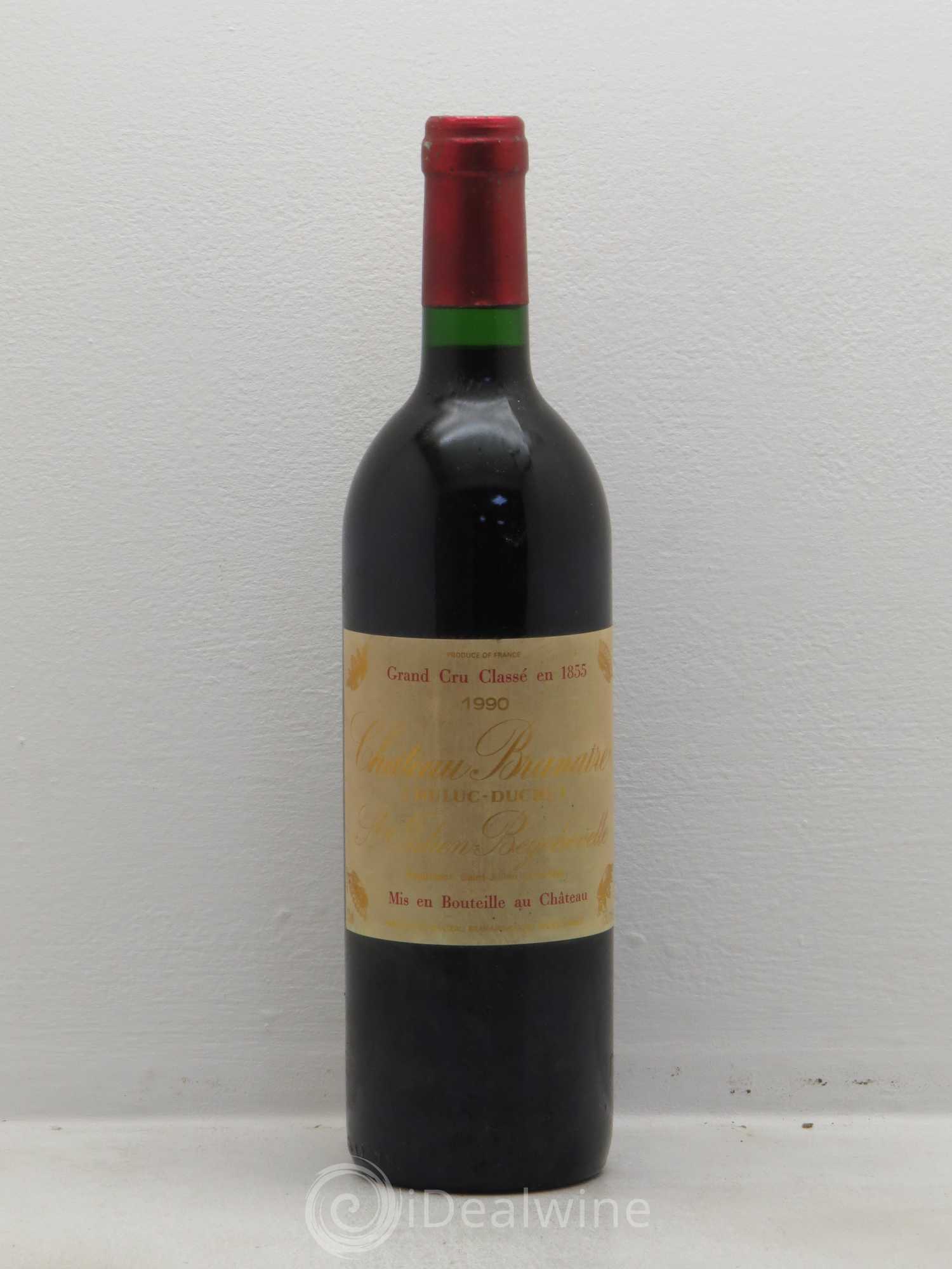 Château Branaire Ducru 4ème Grand Cru Classé 1990 - Lot de 1 bouteille - 0