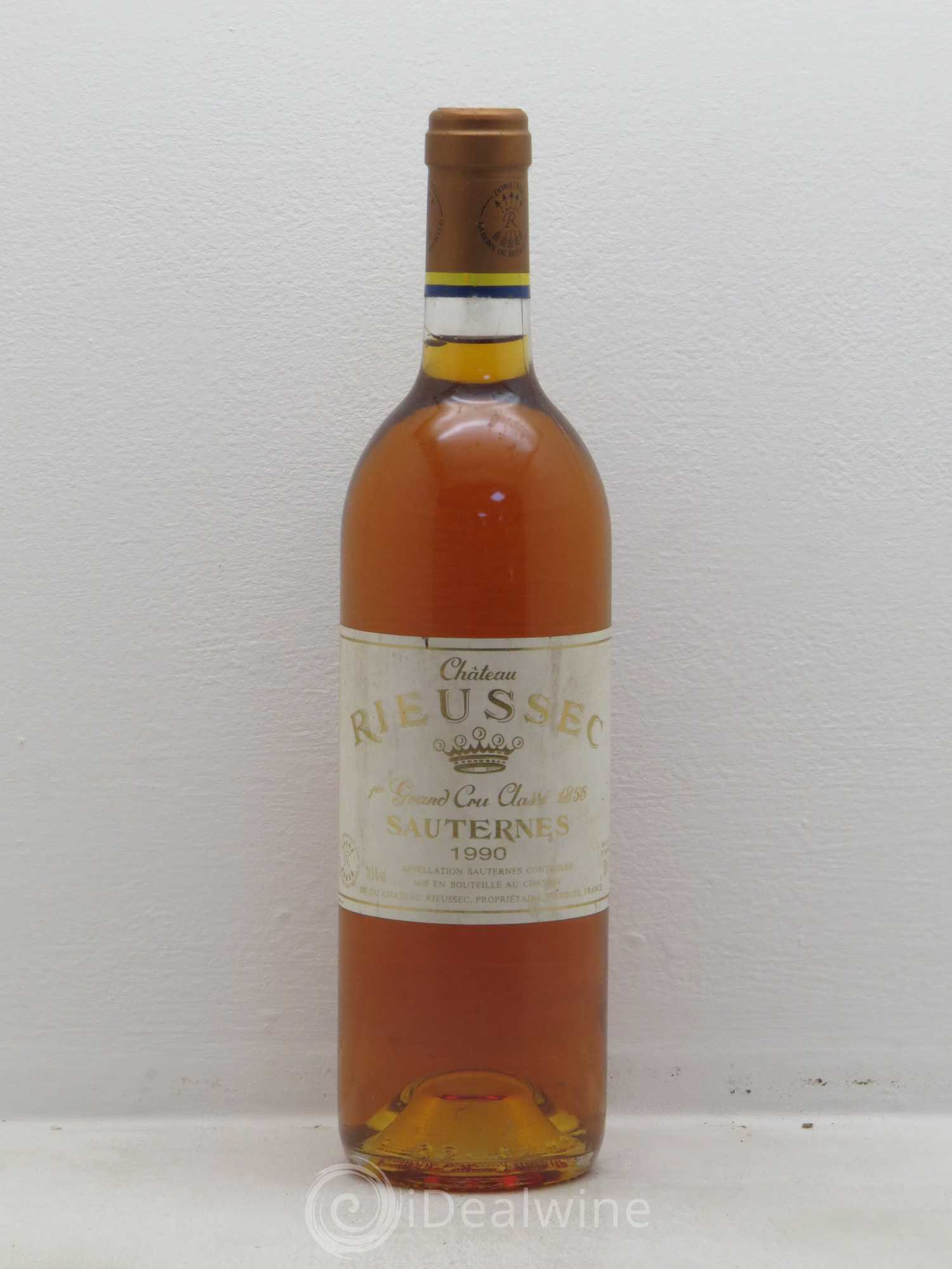 Château Rieussec 1er Grand Cru Classé 1990 - Posten von 1 Flasche - 0