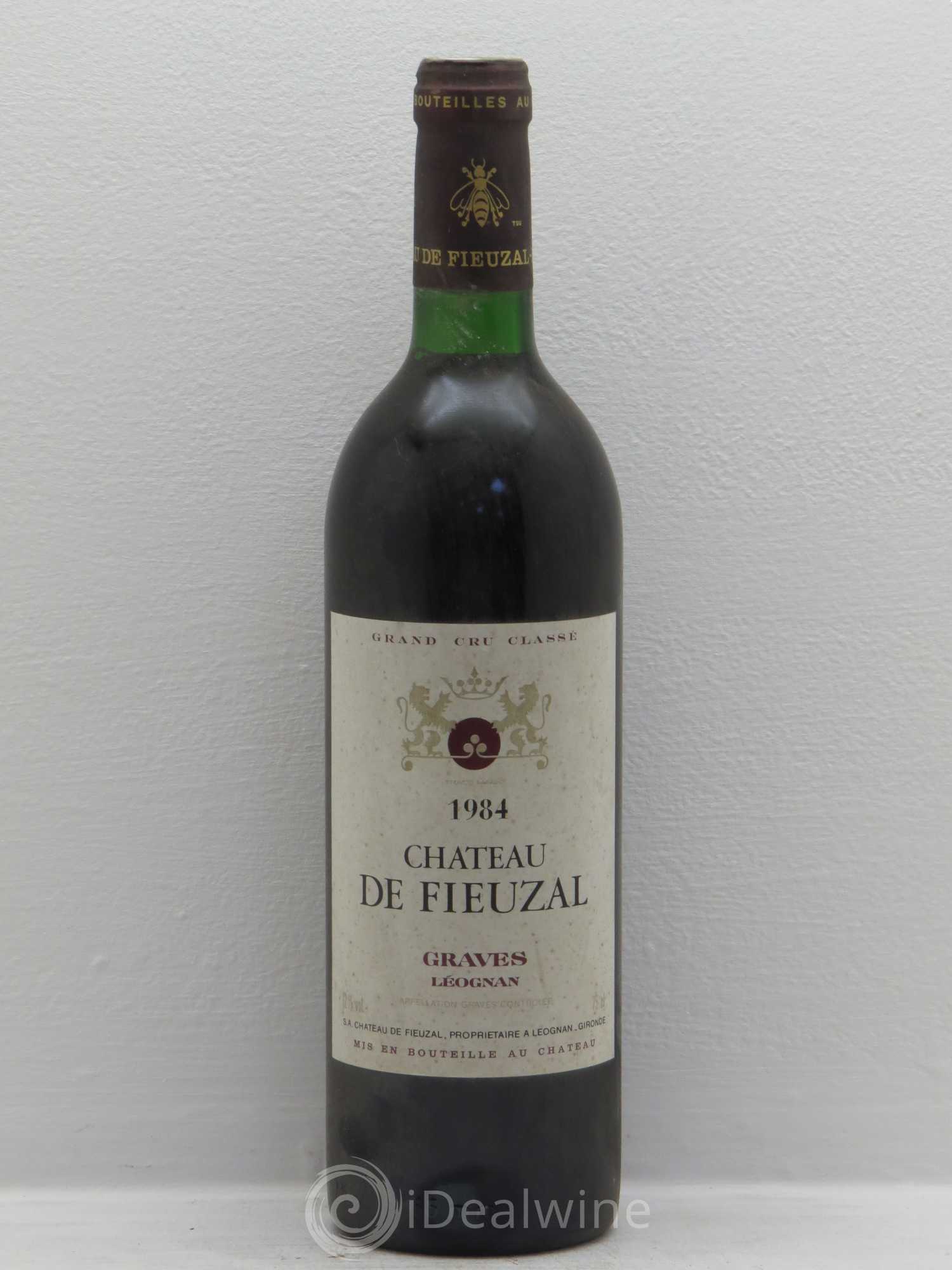 Château de Fieuzal Cru Classé de Graves 1984 - Lot de 1 bouteille - 0