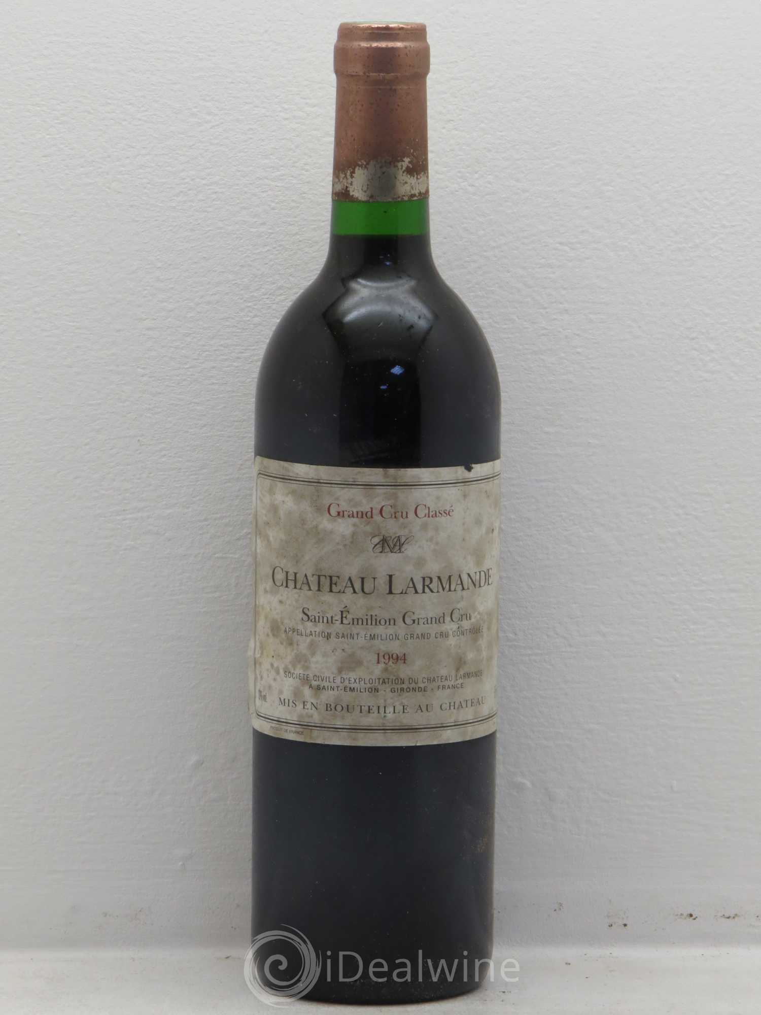 Château Larmande Grand Cru Classé 1994 - Lot de 1 bouteille - 0