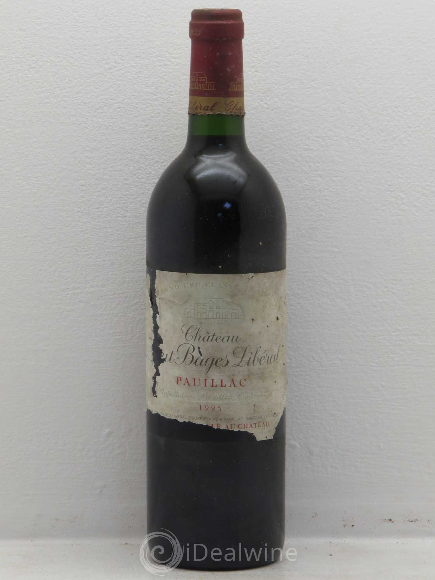 Château Haut Bages Libéral 5ème Grand Cru Classé 1995 - Lot de 6 bouteilles - 0