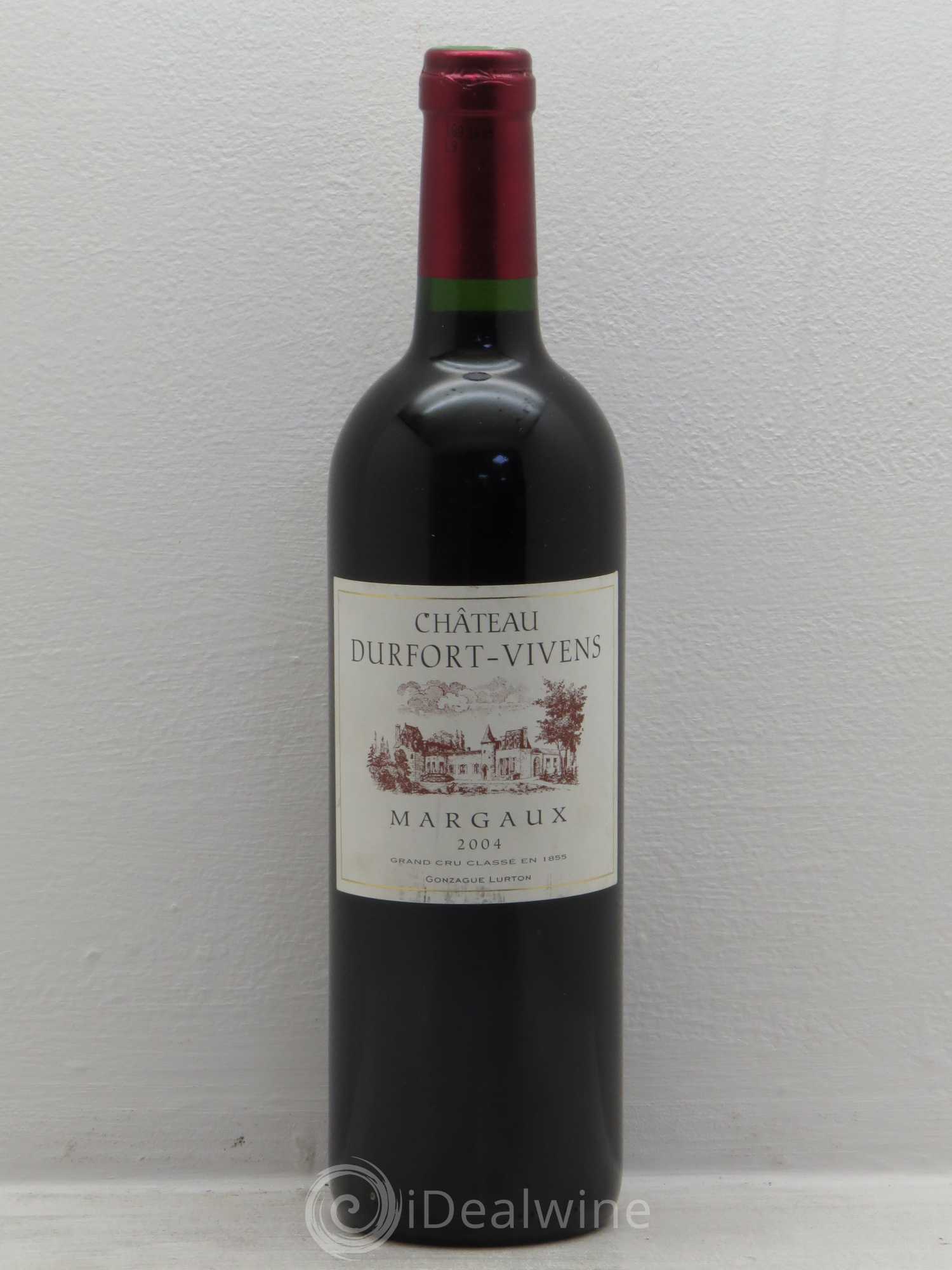Château Durfort Vivens 2ème Grand Cru Classé 2004 - Lot de 1 bouteille - 0