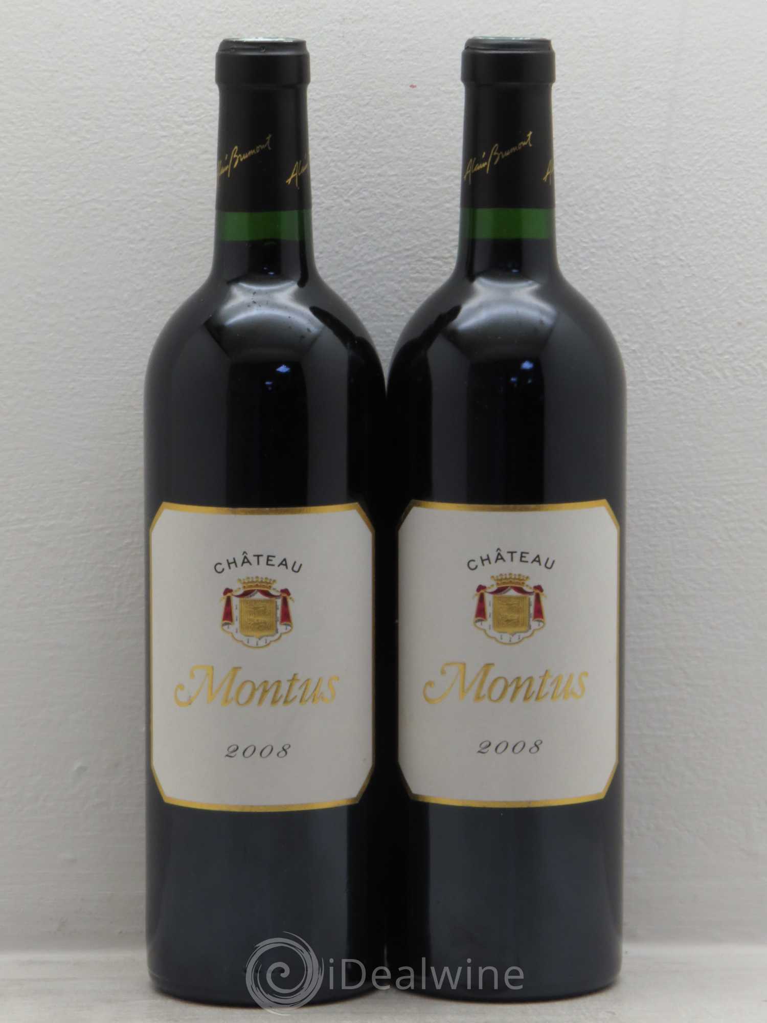Madiran Château Montus Alain Brumont 2008 - Lot de 2 bouteilles - 0