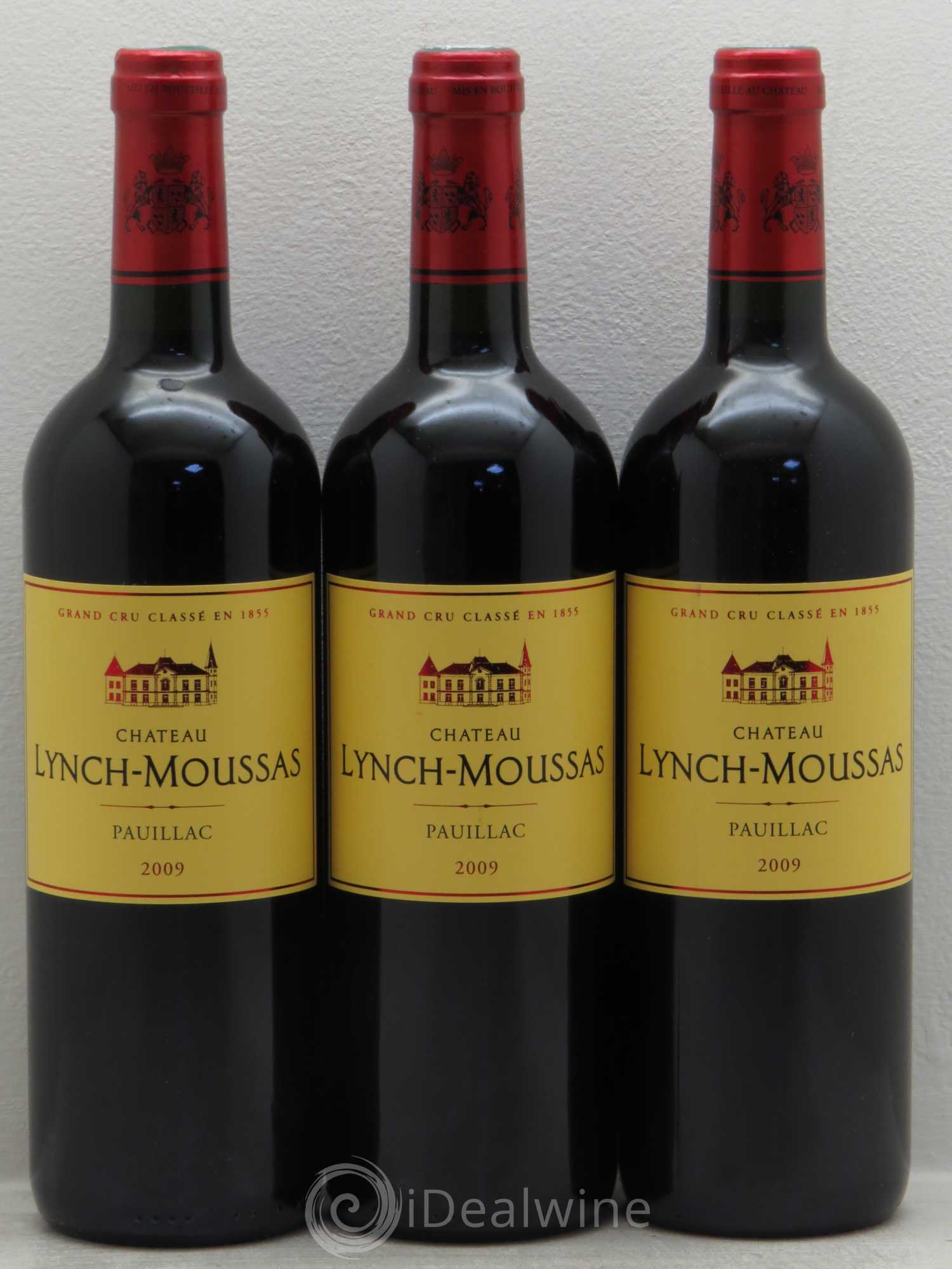 Château Lynch Moussas 5ème Grand Cru Classé (sans prix de réserve) 2009 - Lot de 3 bouteilles - 0