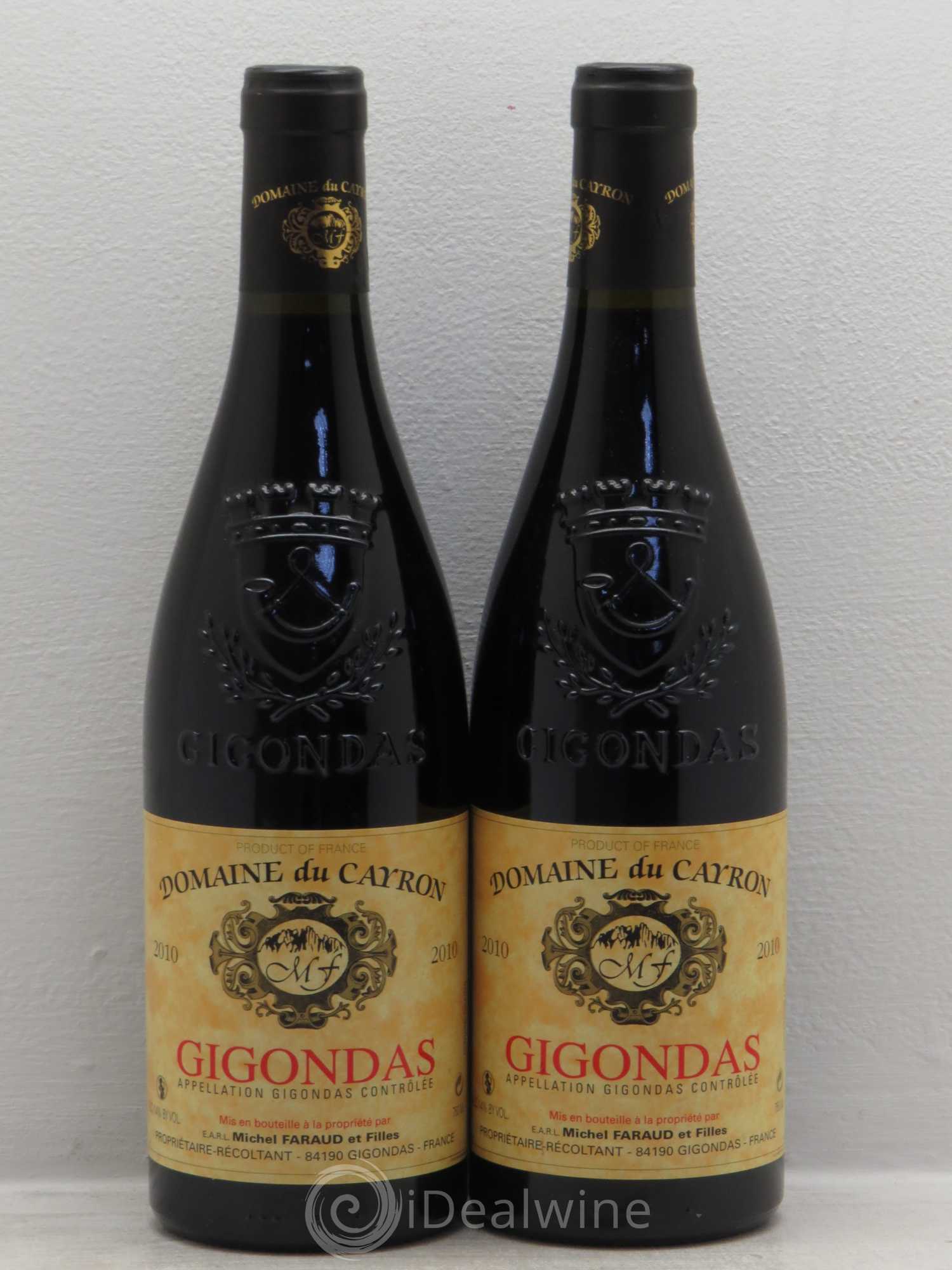 Gigondas 2010 - Lot de 2 bouteilles - 0