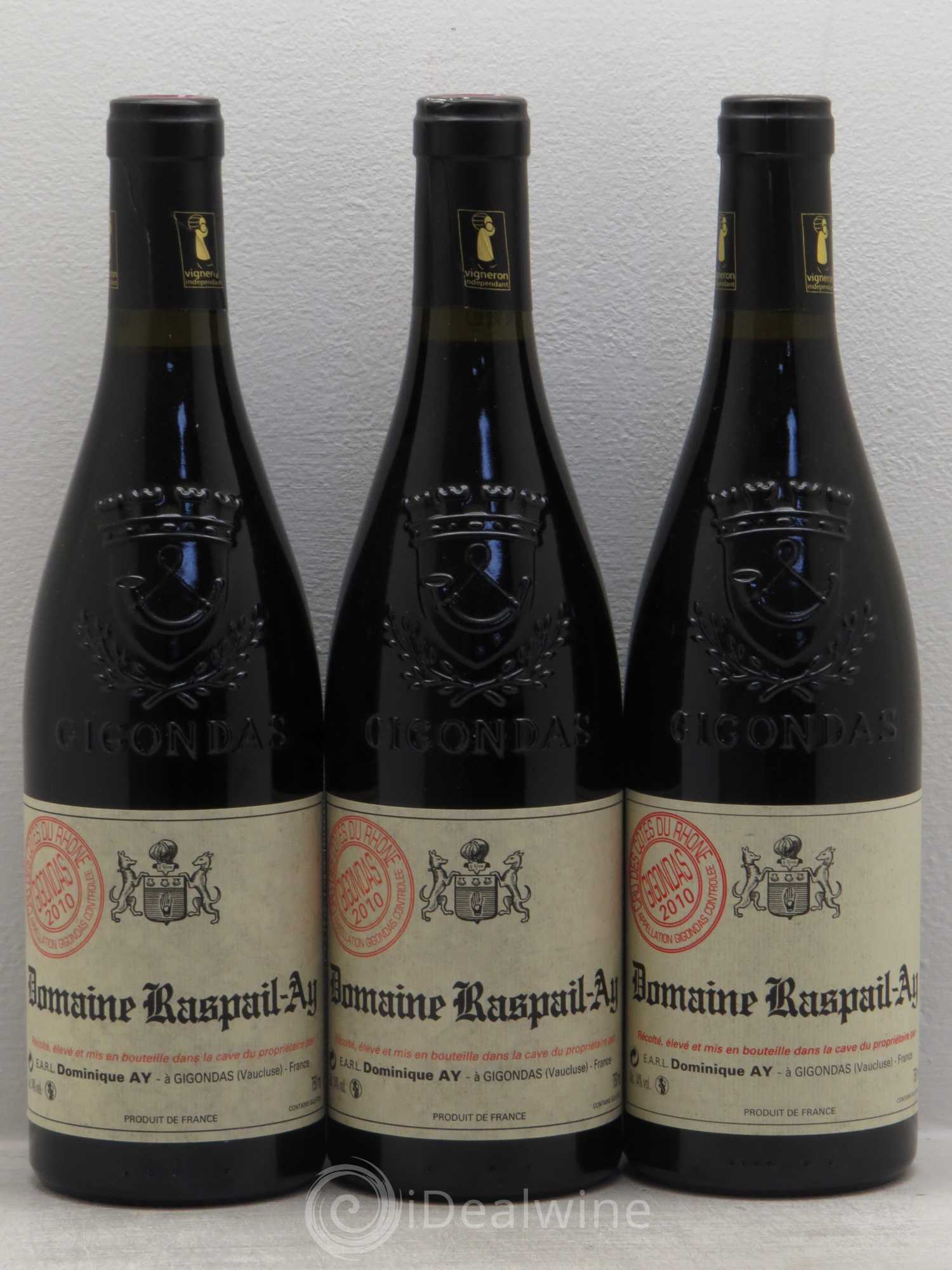 Gigondas 2010 - Lot de 3 bouteilles - 0