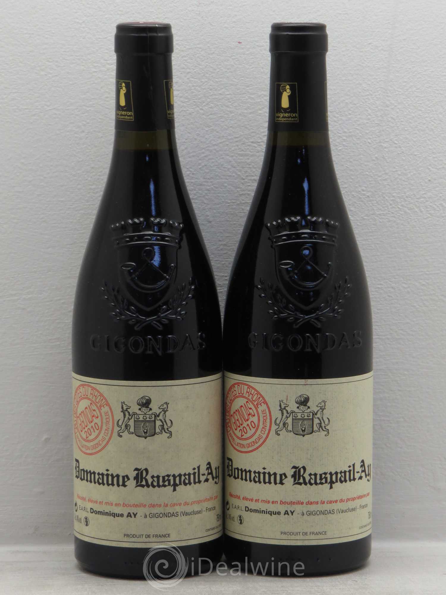 Gigondas 2010 - Lot de 2 bouteilles - 0