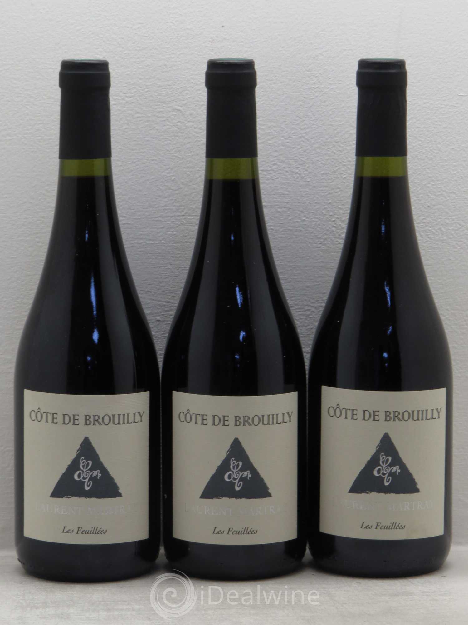 Côte de Brouilly Les Feuilles Laurent Martray 2011 - Posten von 3 Flaschen - 0