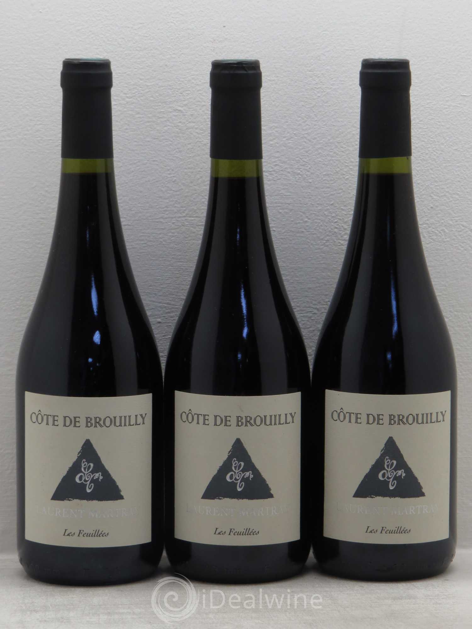 Côte de Brouilly Les Feuilles Laurent Martray 2011 - Posten von 3 Flaschen - 0