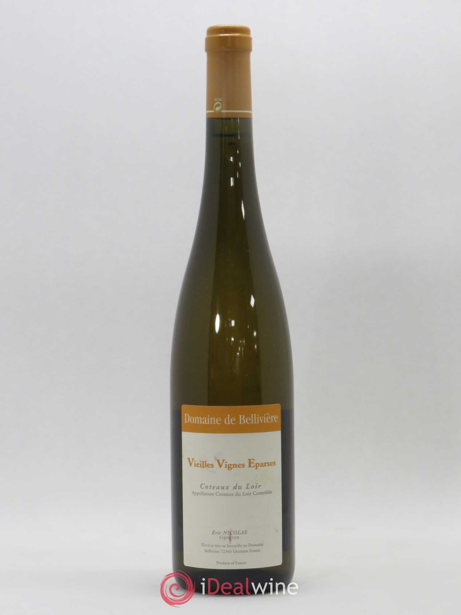 Coteaux du Loir Vieilles Vignes Eparses Domaine de Bellivière 2009 - Lot de 1 bouteille - 0