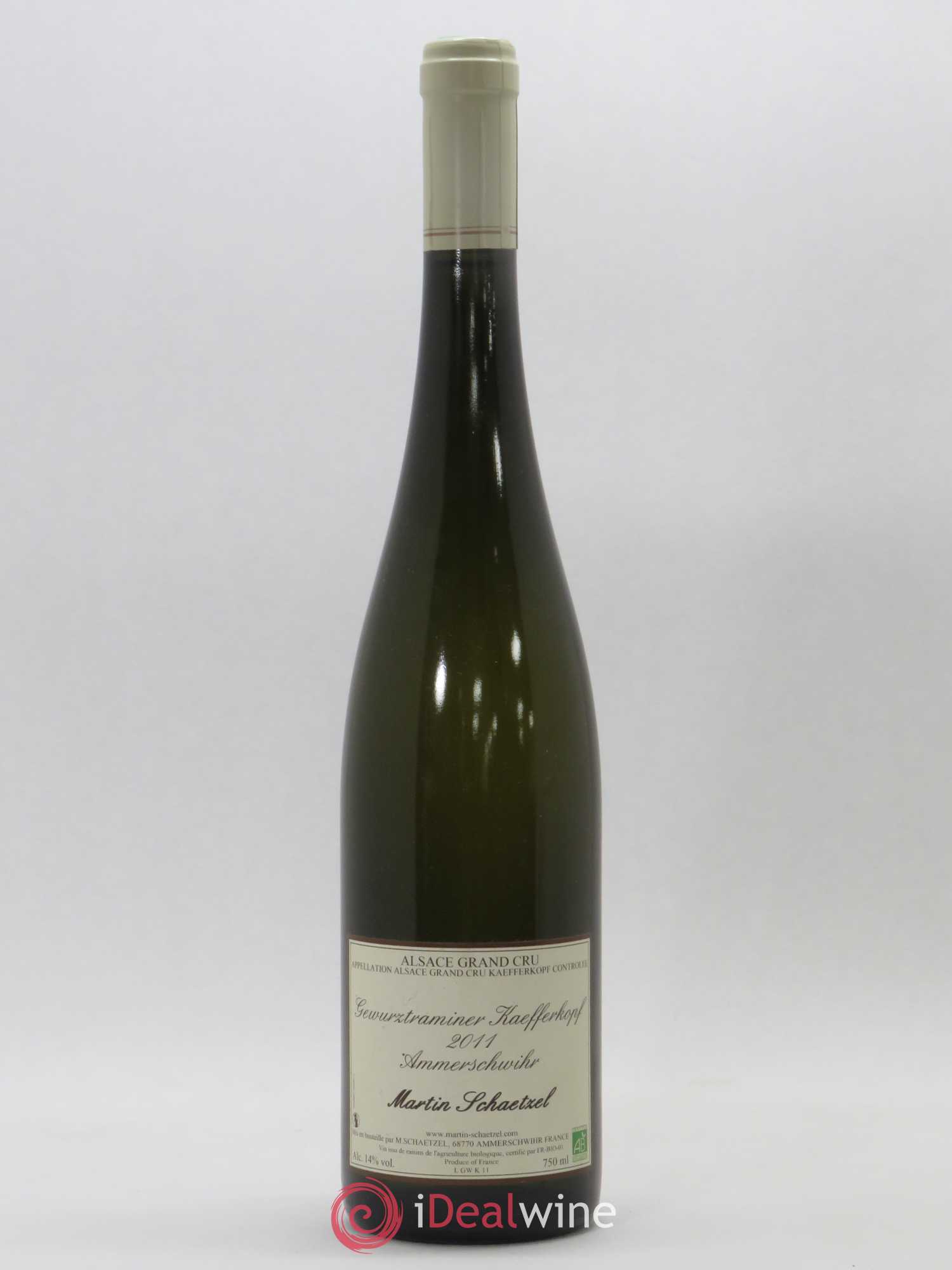 Gewurztraminer Grand Cru Kaefferkopf Domaine Martin Schaetzel (sans prix de réserve) 2011 - Posten von 1 Flasche - 0