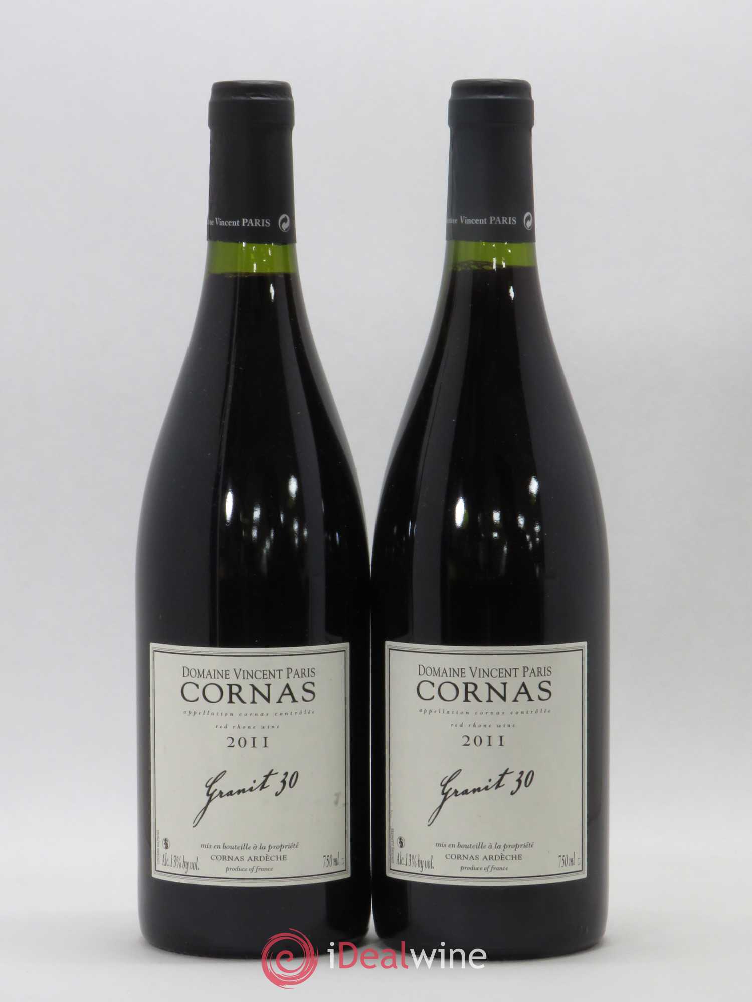 Cornas Granit 30 Vincent Paris 2011 - Lot de 2 bouteilles - 0