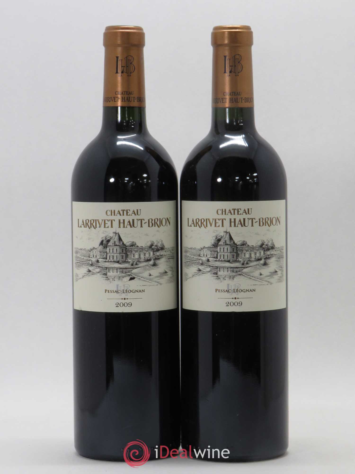 Château Larrivet Haut-Brion 2009 - Lot de 2 bouteilles - 0