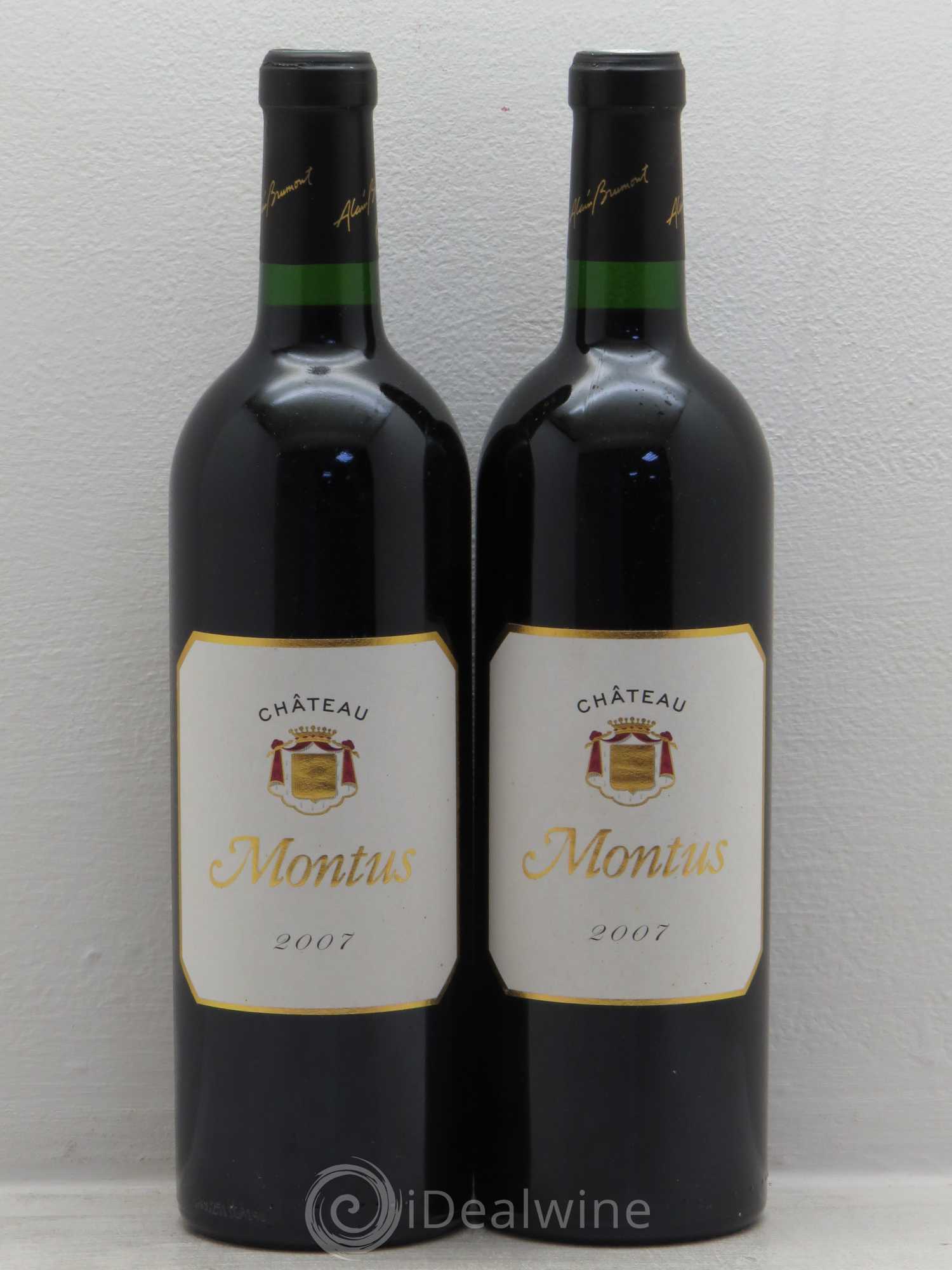 Madiran Château Montus Alain Brumont 2007 - Lot de 2 bouteilles - 0