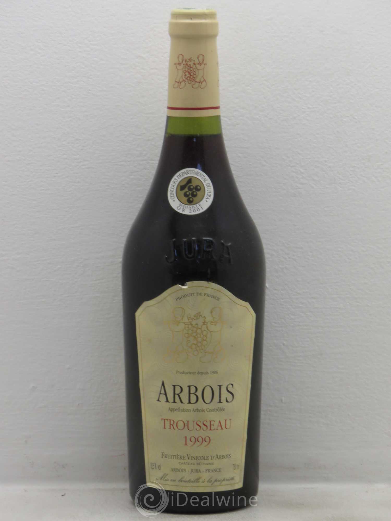 Arbois Trousseau - Fruitière Vinicole 1999 - Posten von 1 Flasche - 0