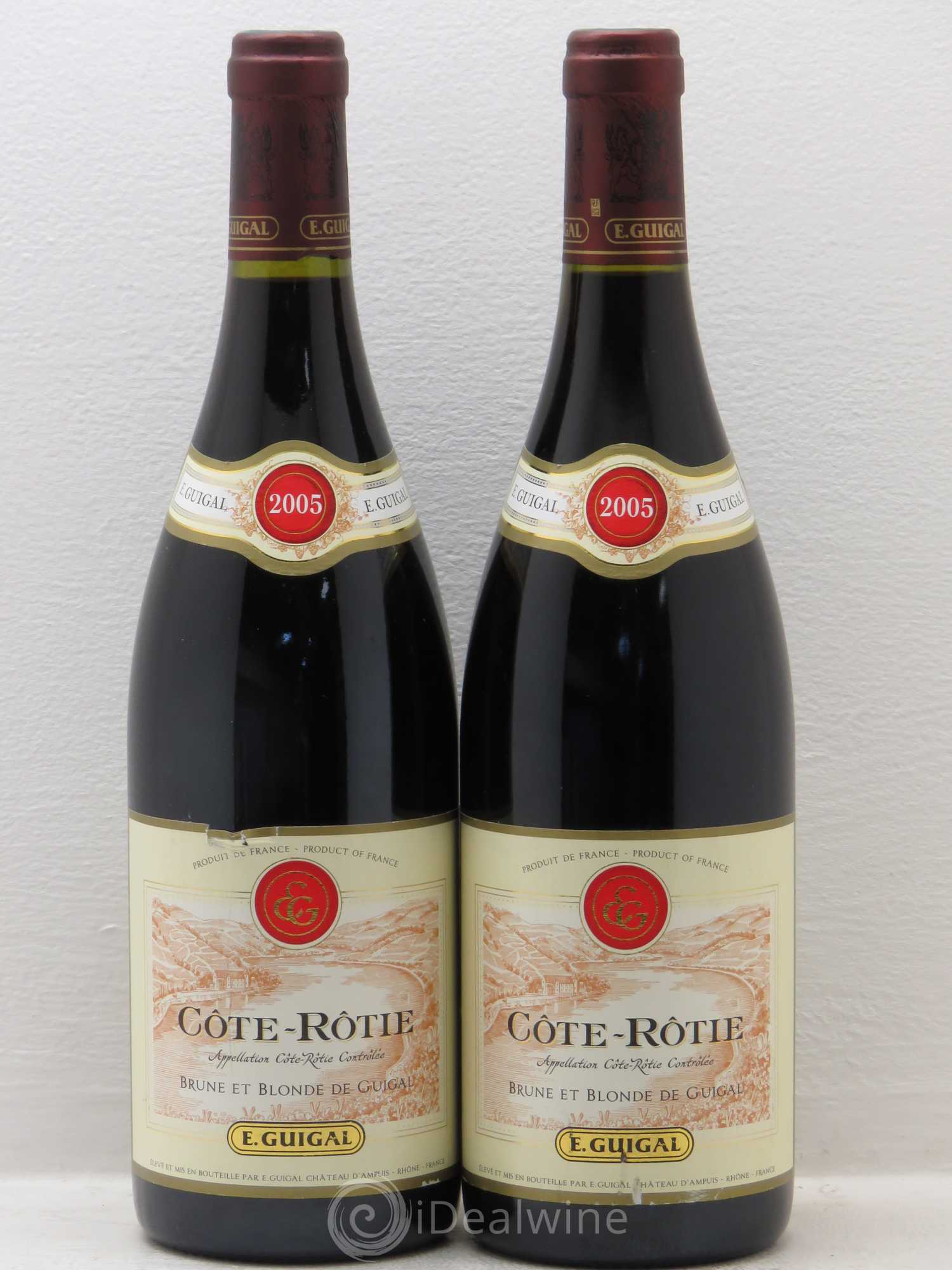 Côte-Rôtie Côtes Brune et Blonde Guigal 2005 - Lot de 2 bouteilles - 0