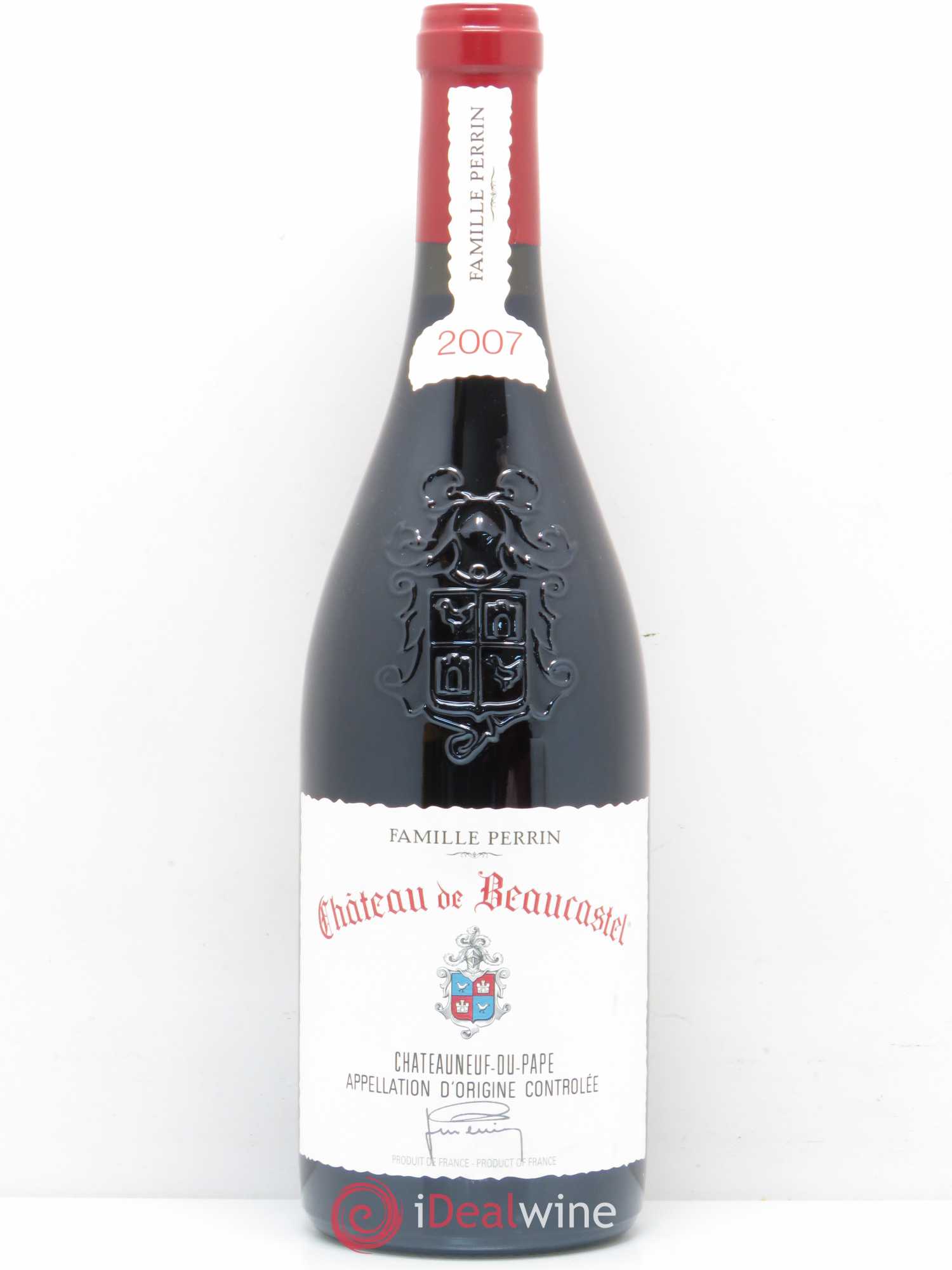 Châteauneuf-du-Pape Château de Beaucastel Famille Perrin 2007 - Lot de 1 bouteille - 0