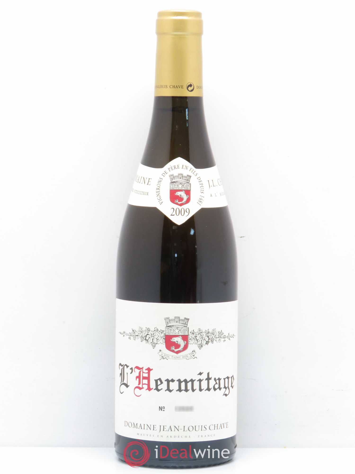 Hermitage Jean-Louis Chave 2009 - Lot de 1 bouteille - 0