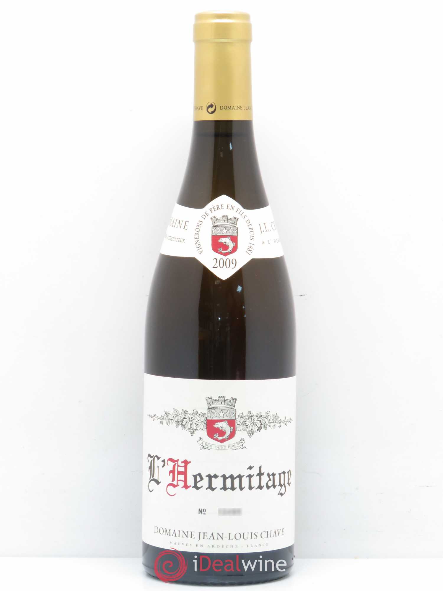 Hermitage Jean-Louis Chave 2009 - Lot de 1 bouteille - 0