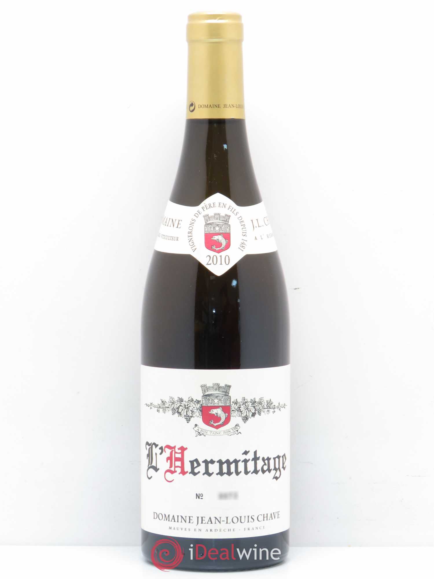 Hermitage Jean-Louis Chave 2010 - Lot de 1 bouteille - 0