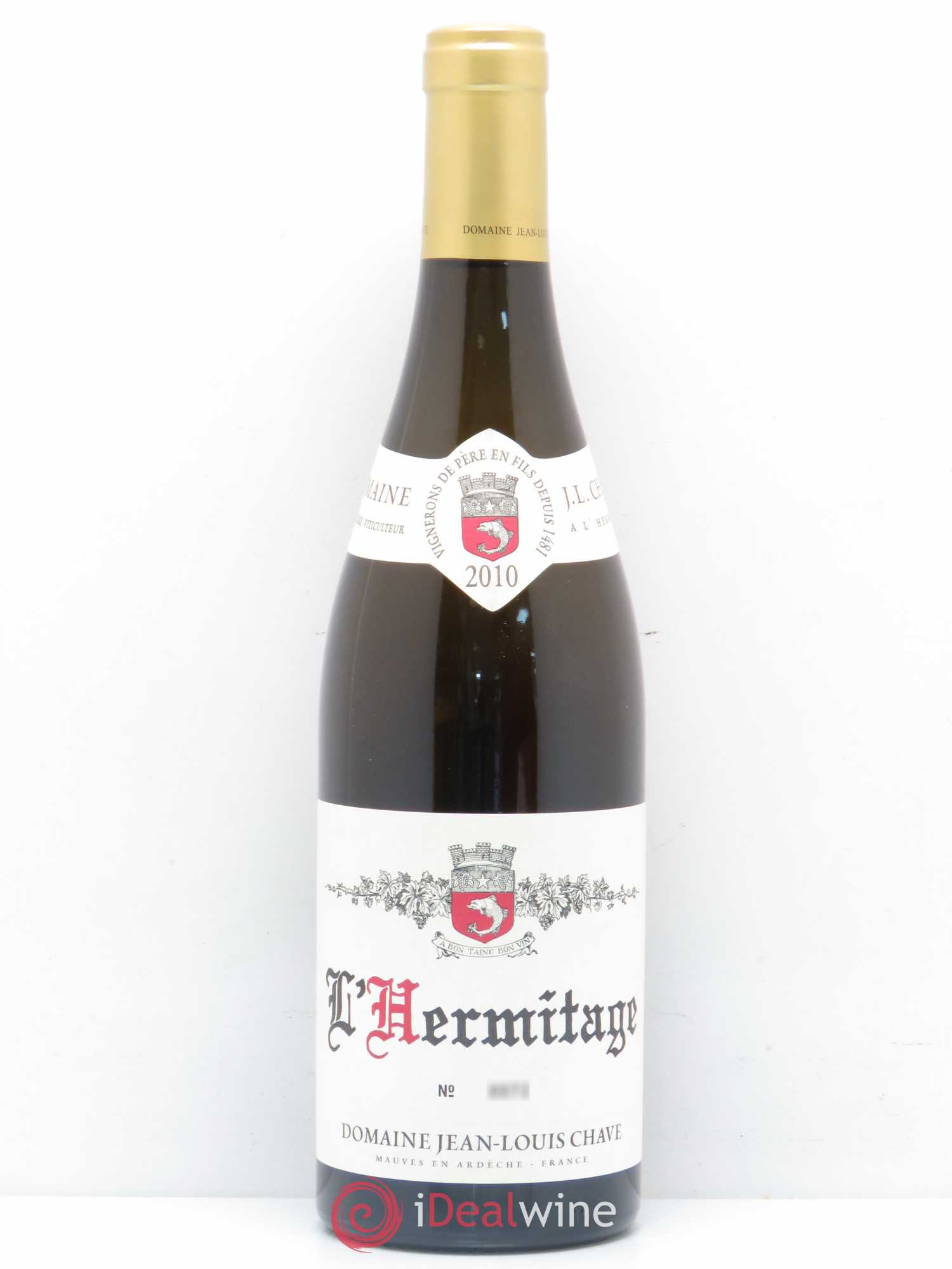 Hermitage Jean-Louis Chave 2010 - Lot de 1 bouteille - 0
