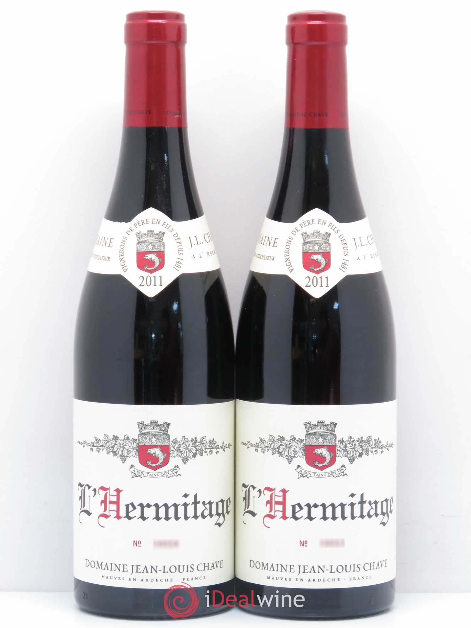 Hermitage Jean-Louis Chave 2011 - Lot de 2 bouteilles - 0