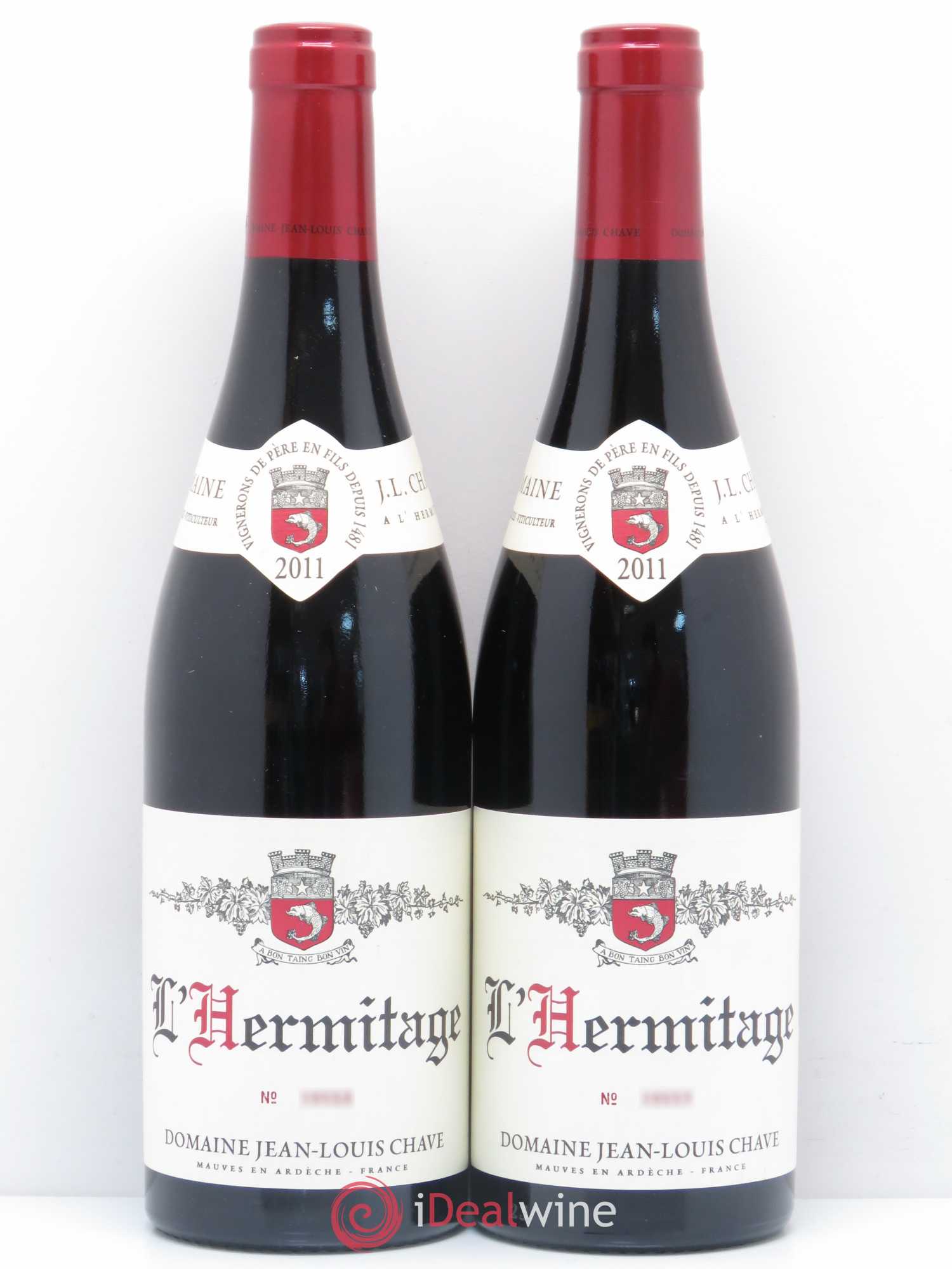 Hermitage Jean-Louis Chave 2011 - Lot de 2 bouteilles - 0
