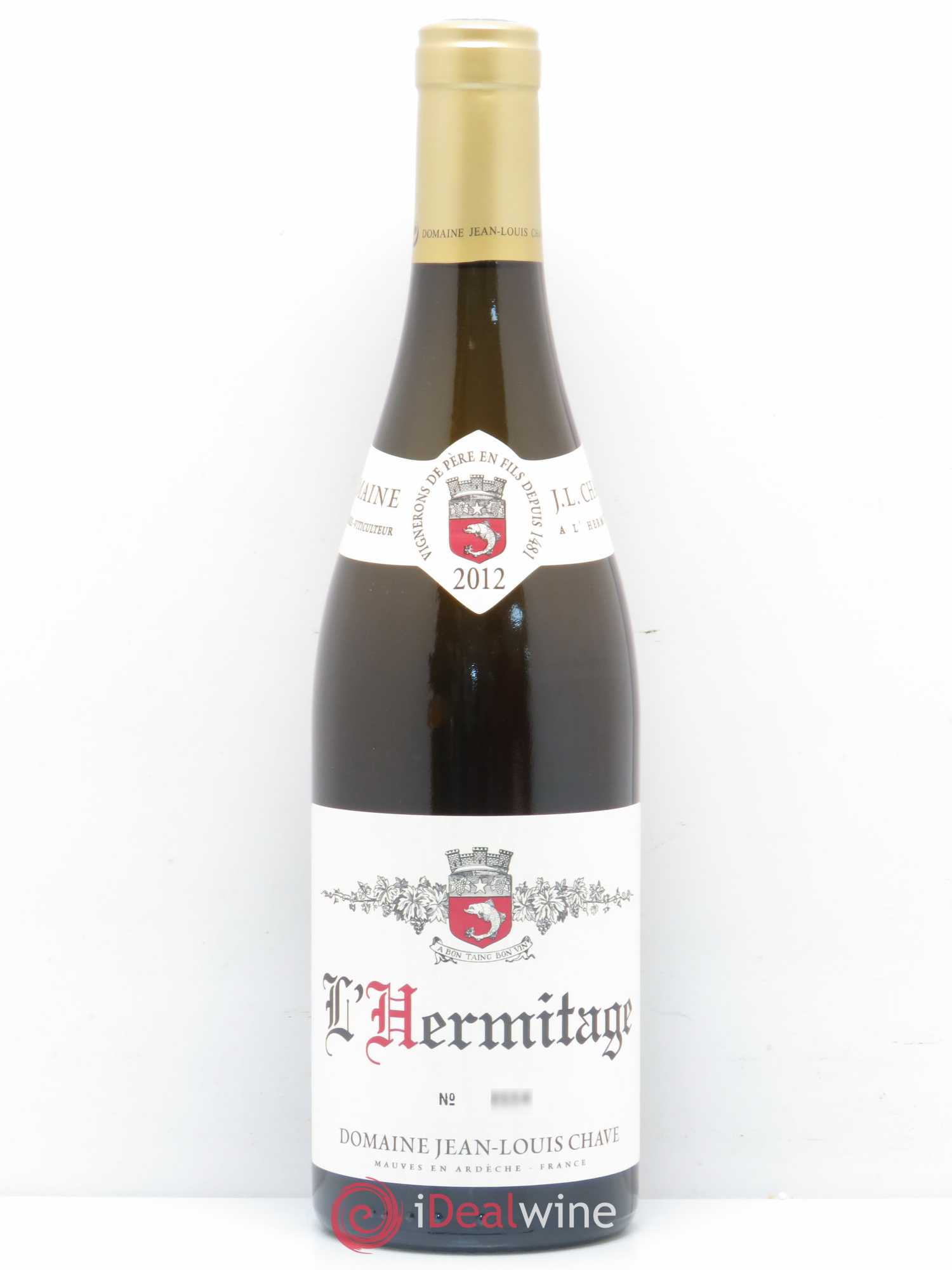 Hermitage Jean-Louis Chave 2012 - Lot de 1 bouteille - 0