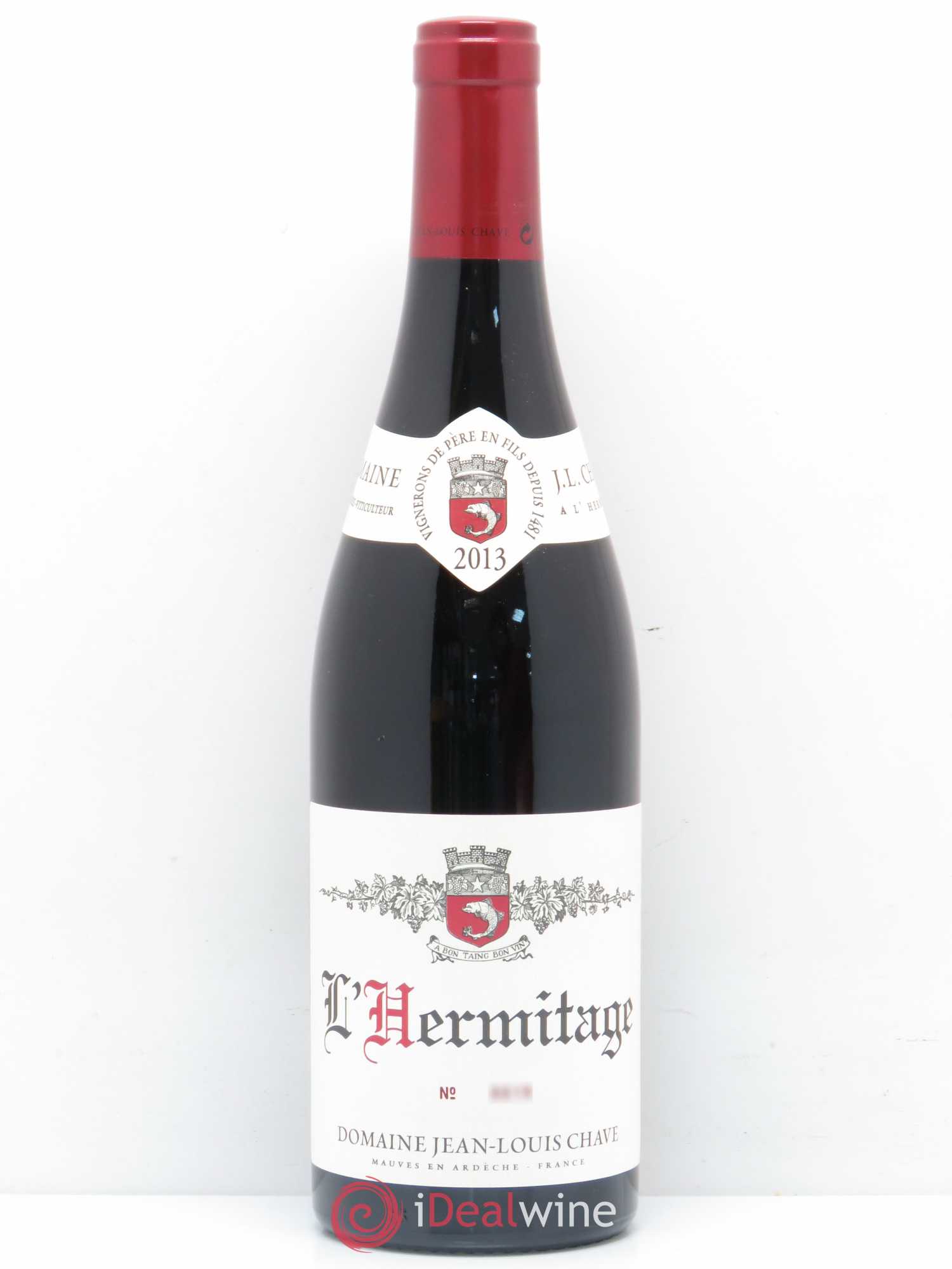 Hermitage Jean-Louis Chave 2013 - Lot de 1 bouteille - 0