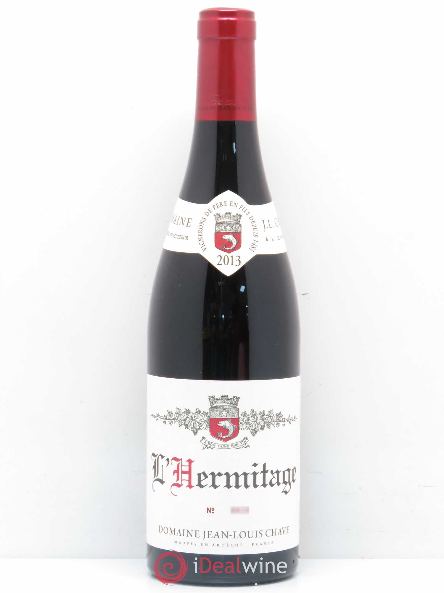 Hermitage Jean-Louis Chave 2013 - Lot de 1 bouteille - 0