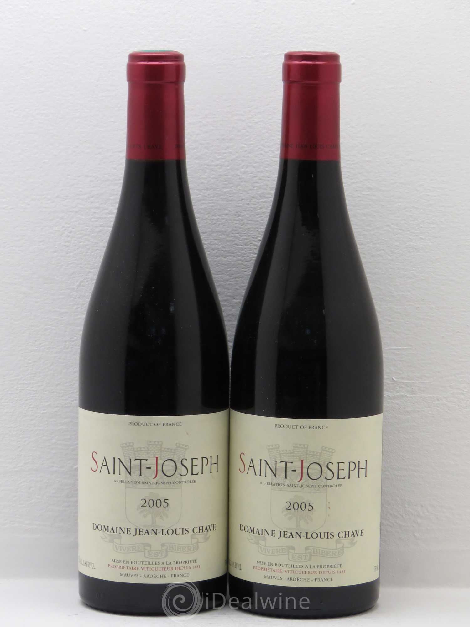 Saint-Joseph Jean-Louis Chave 2005 - Lot de 2 bouteilles - 0