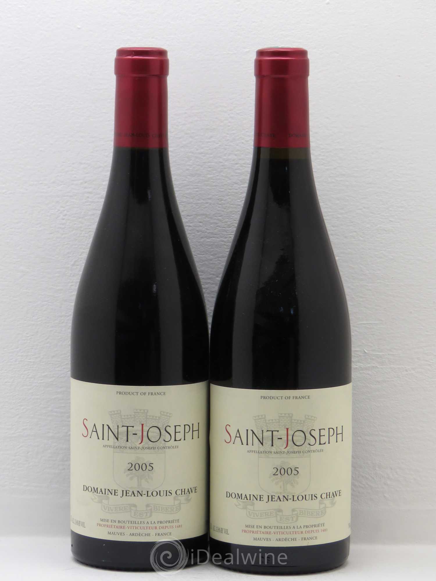 Saint-Joseph Jean-Louis Chave 2005 - Lot de 2 bouteilles - 0