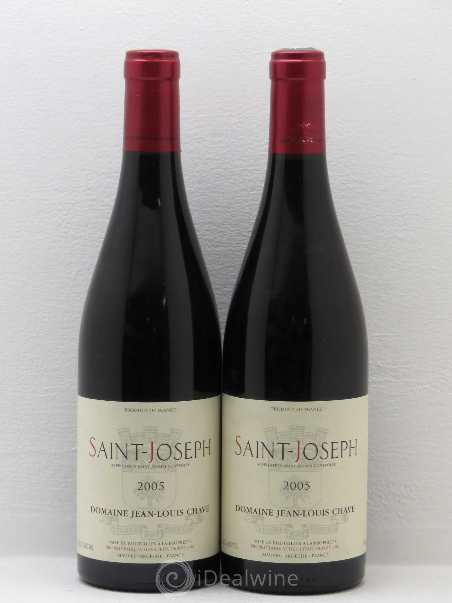 Saint-Joseph Jean-Louis Chave 2005 - Lot de 2 bouteilles - 0