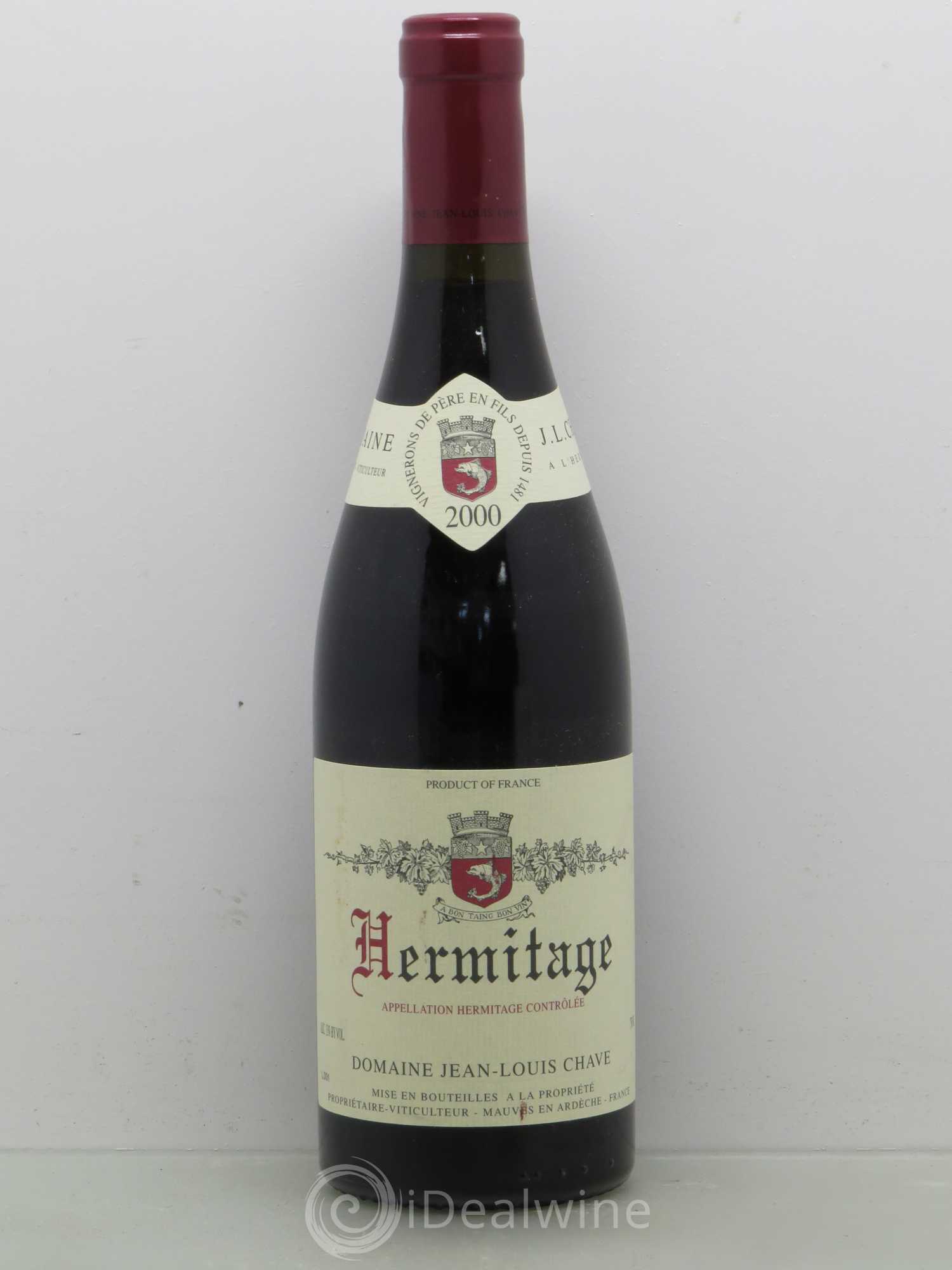 Hermitage Jean-Louis Chave 2000 - Lot de 1 bouteille - 0