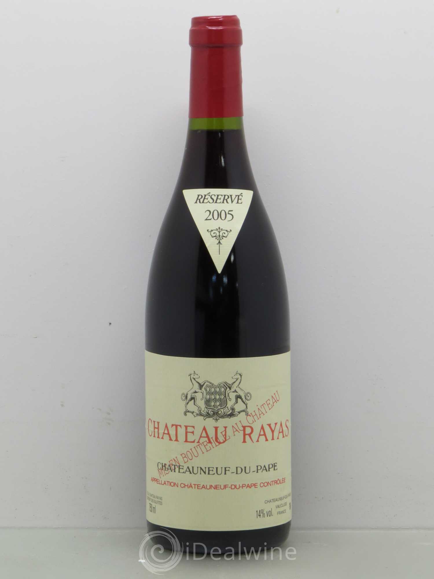 Châteauneuf-du-Pape Château Rayas Emmanuel Reynaud 2005 - Lot de 1 bouteille - 0