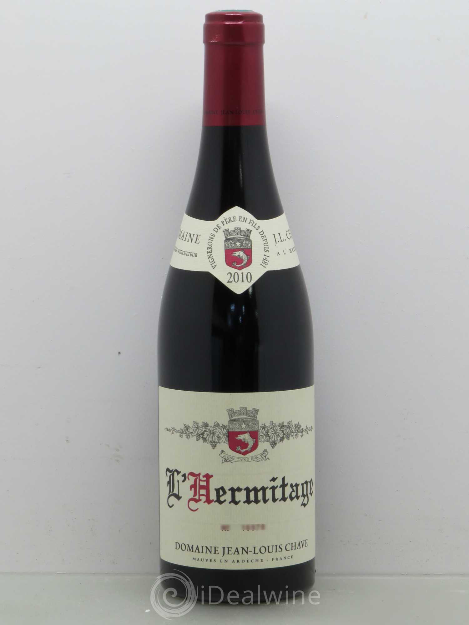 Hermitage Jean-Louis Chave 2010 - Lot de 1 bouteille - 0