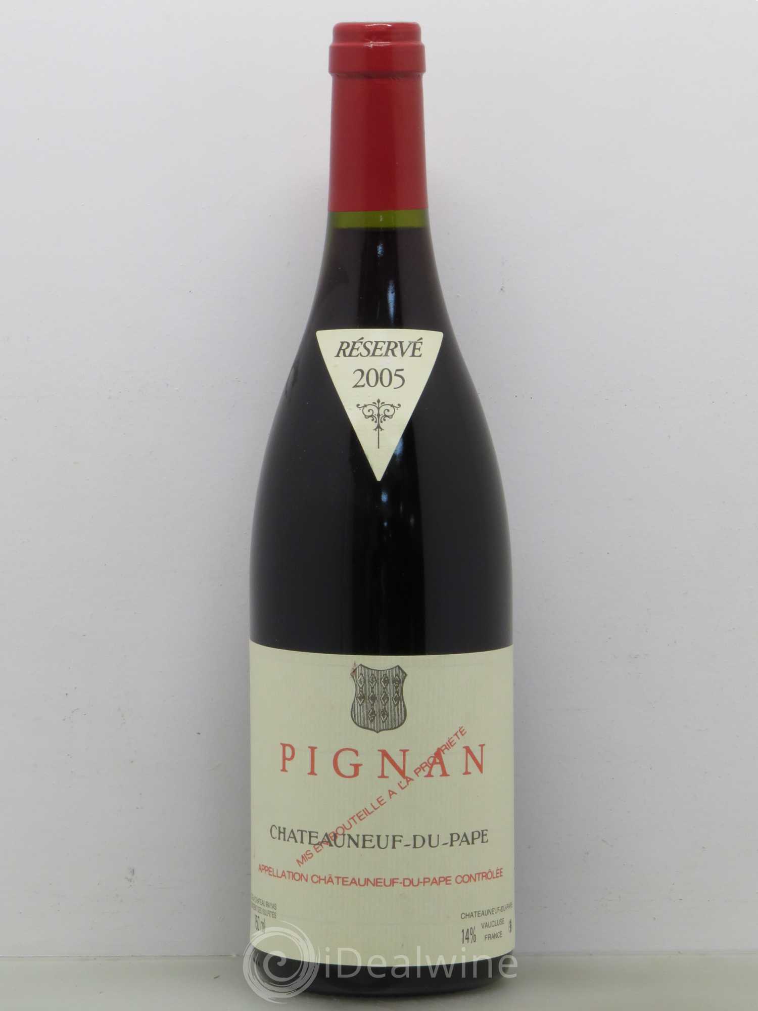 Châteauneuf-du-Pape Pignan Emmanuel Reynaud 2005 - Lot de 1 bouteille - 0
