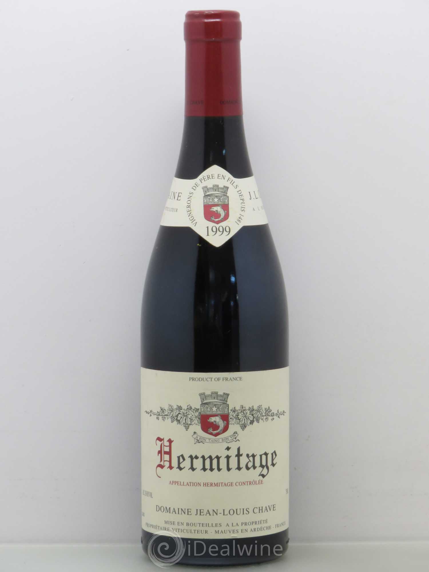 Hermitage Jean-Louis Chave 1999 - Lot de 1 bouteille - 0