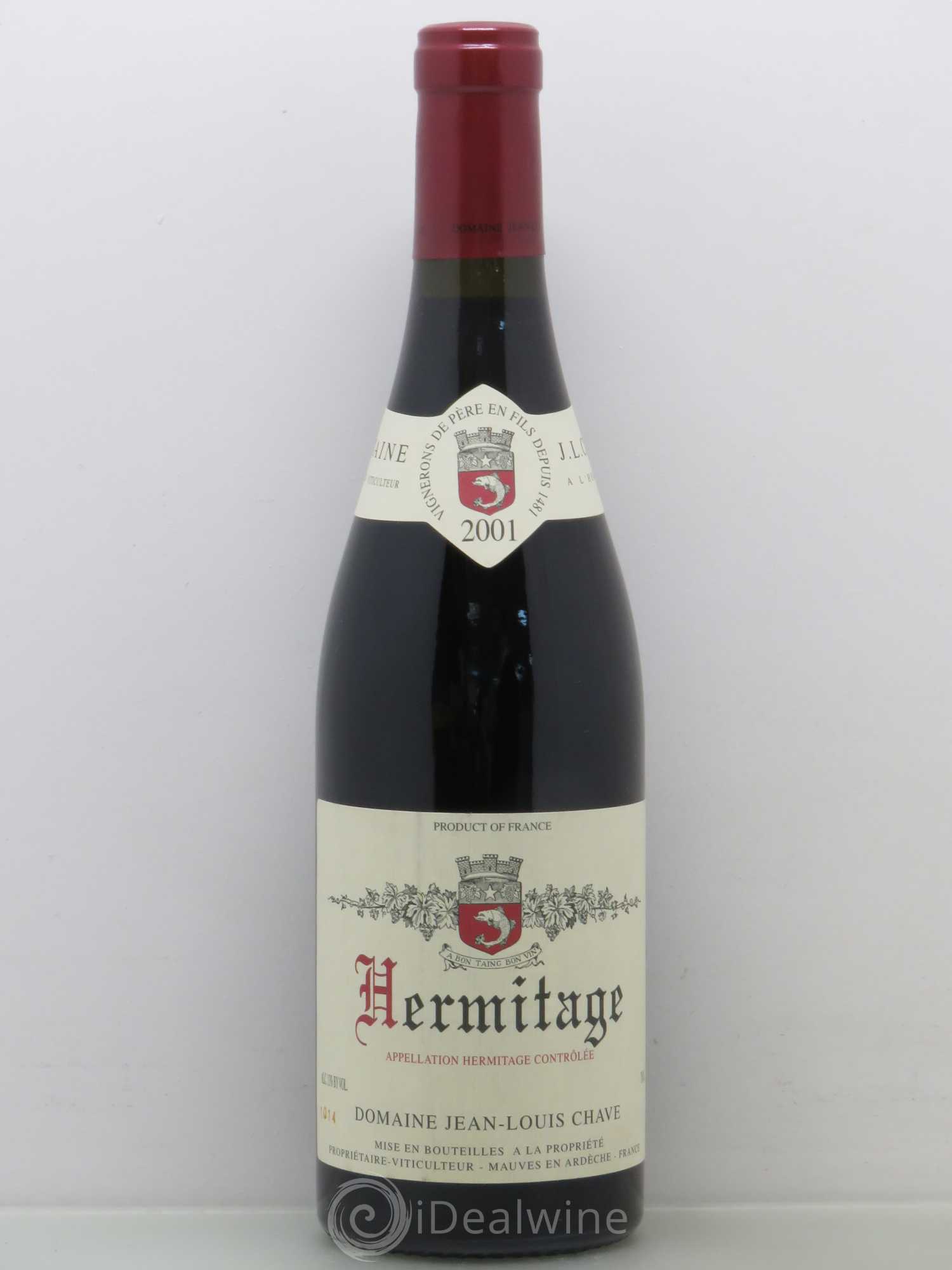 Hermitage Jean-Louis Chave 2001 - Lot de 1 bouteille - 0