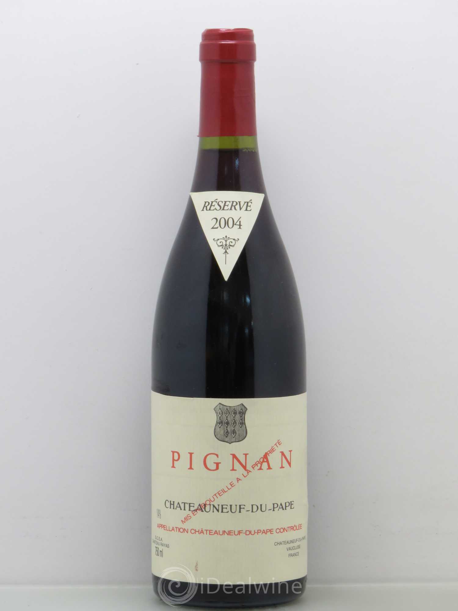 Châteauneuf-du-Pape Pignan Emmanuel Reynaud 2004 - Lot de 1 bouteille - 0