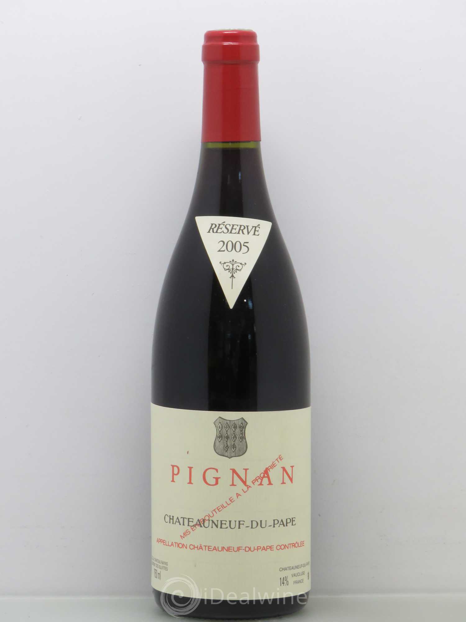 Châteauneuf-du-Pape Pignan Emmanuel Reynaud 2005 - Lot de 1 bouteille - 0