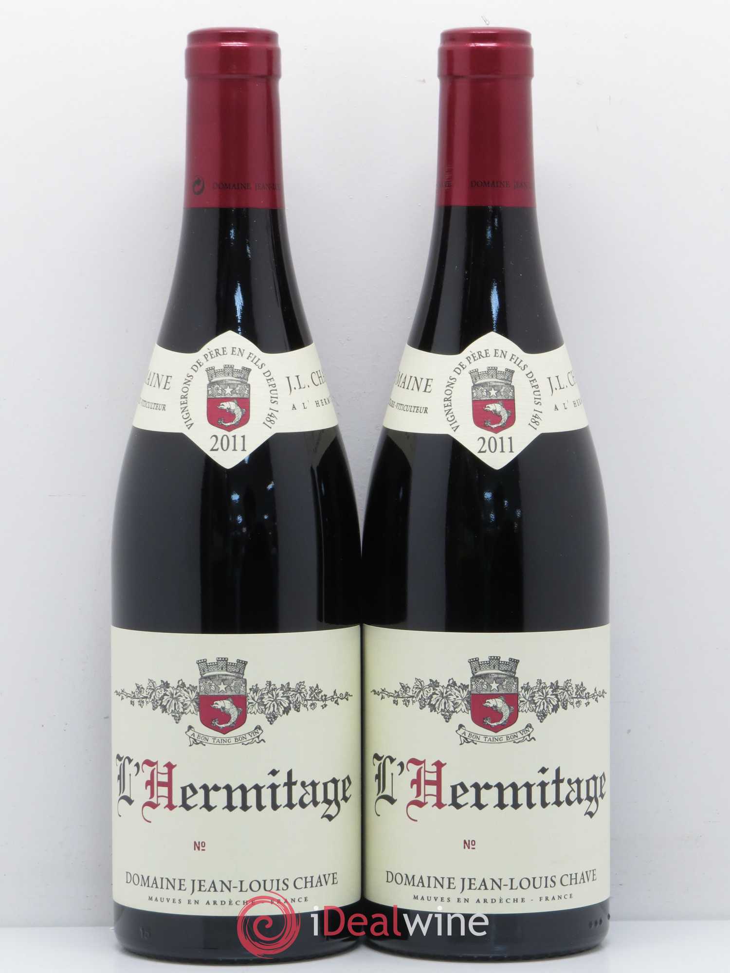 Hermitage Jean-Louis Chave 2011 - Lot de 2 bouteilles - 0