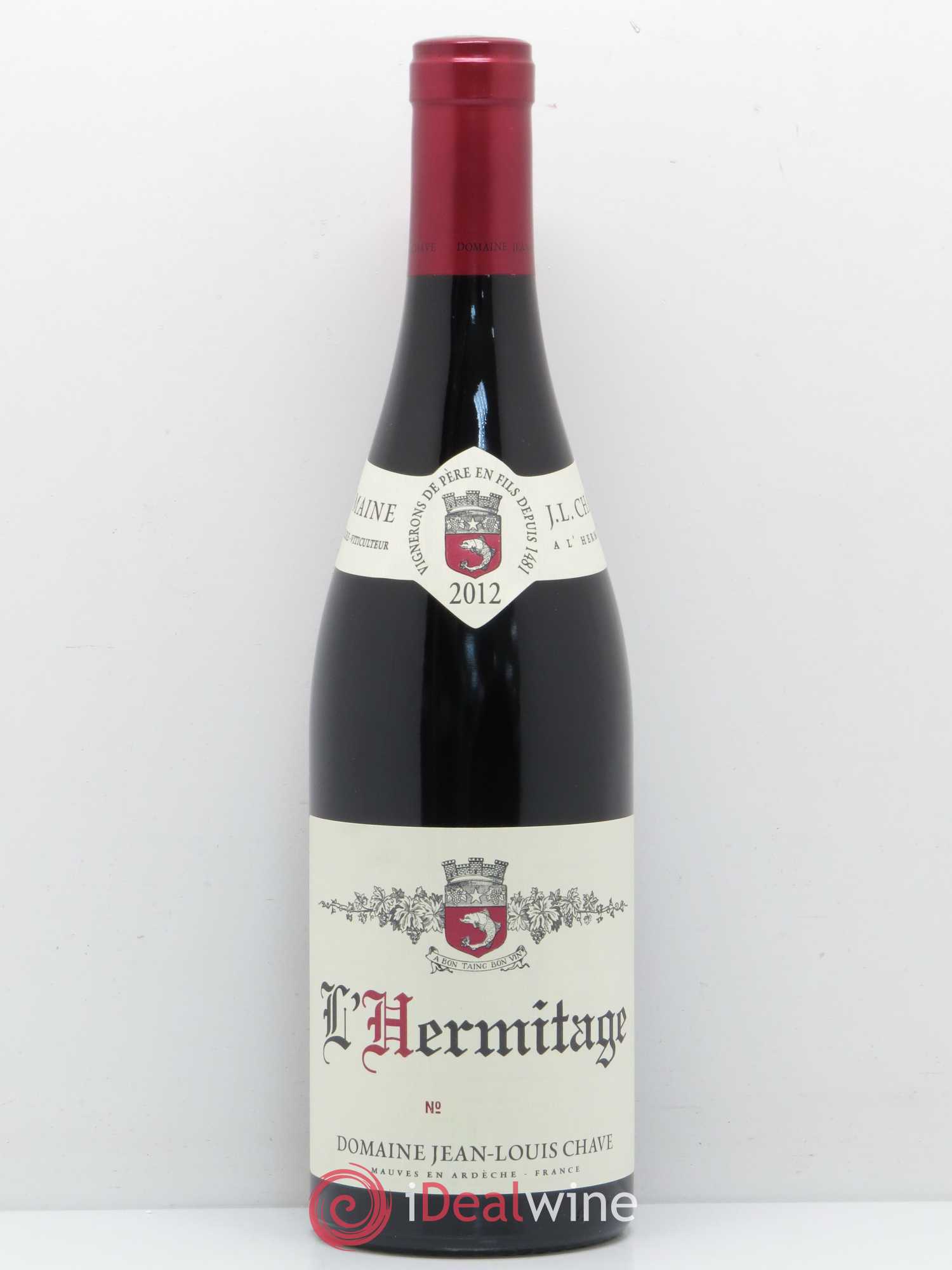 Hermitage Jean-Louis Chave 2012 - Lot de 1 bouteille - 0