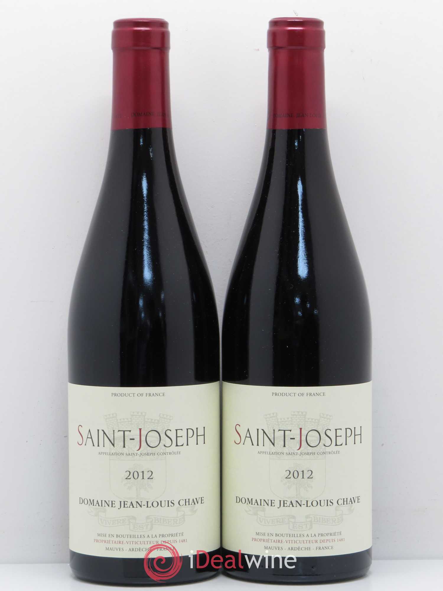 Saint-Joseph Jean-Louis Chave 2012 - Lot de 2 bouteilles - 0