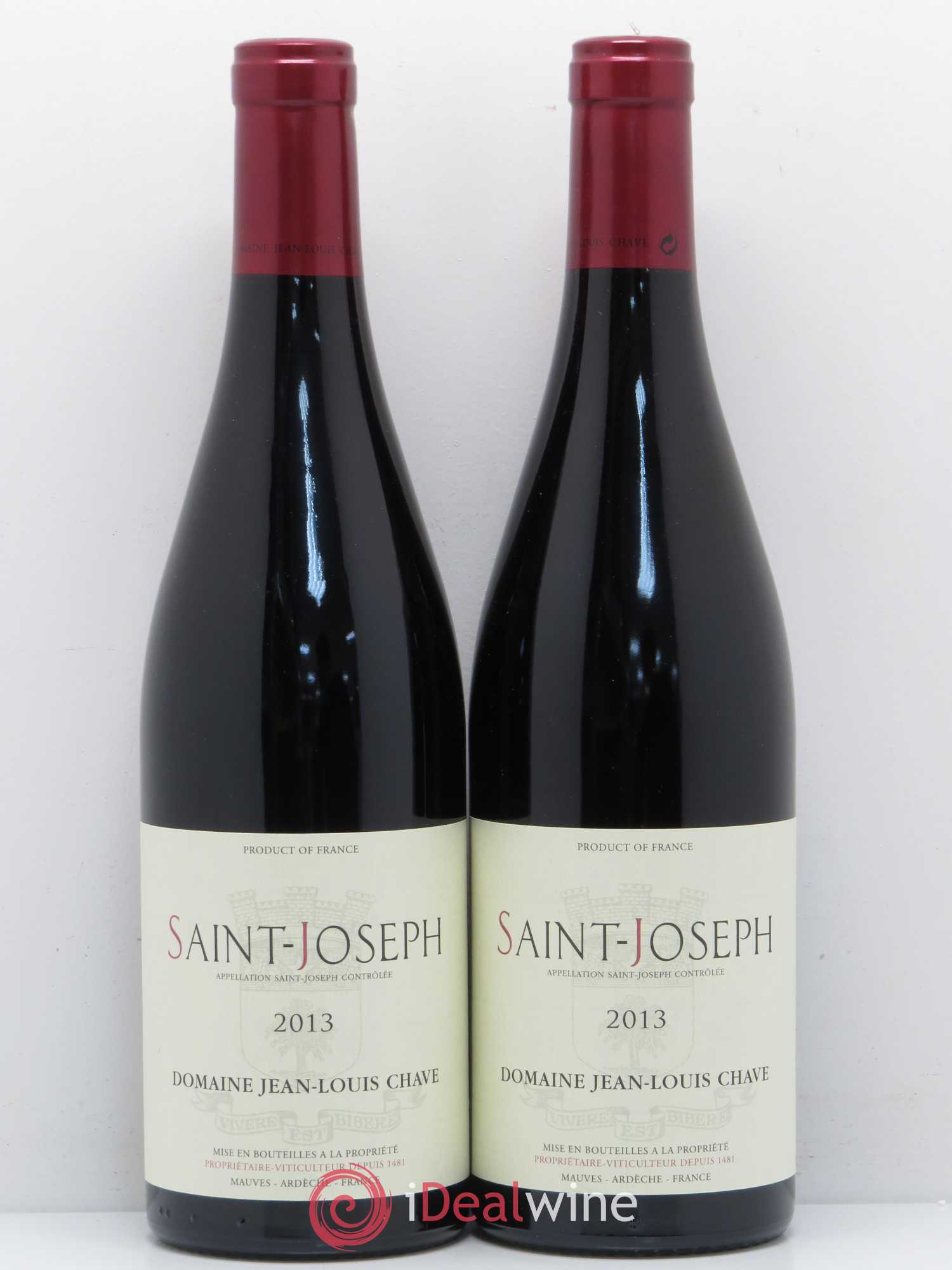 Saint-Joseph Jean-Louis Chave 2013 - Lot de 2 bouteilles - 0