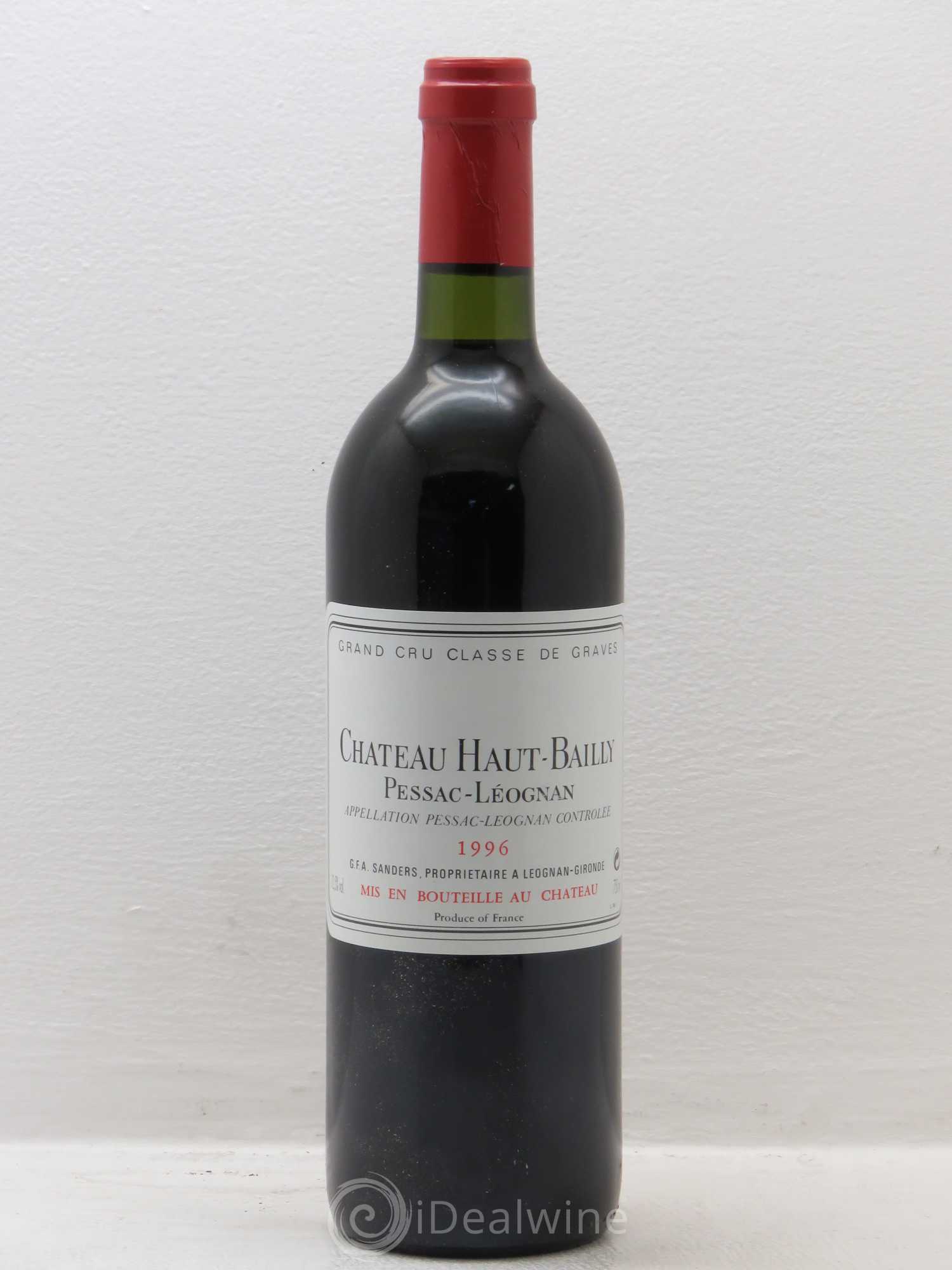 Château Haut-Bailly Cru Classé de Graves 1996 - Lot de 6 bouteilles - 0