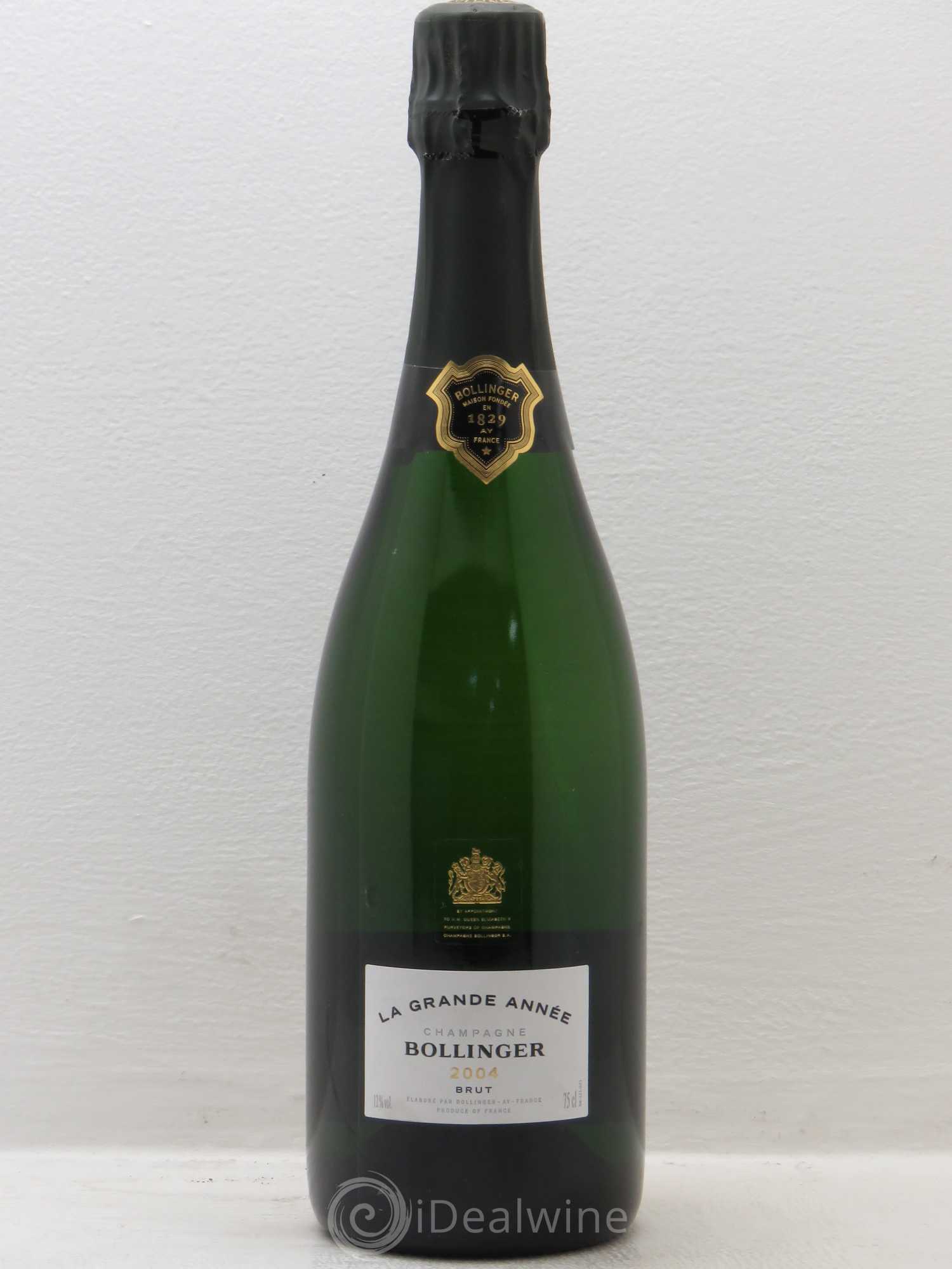 La Grande Année Brut Bollinger 2004 - Lot de 1 bouteille - 0