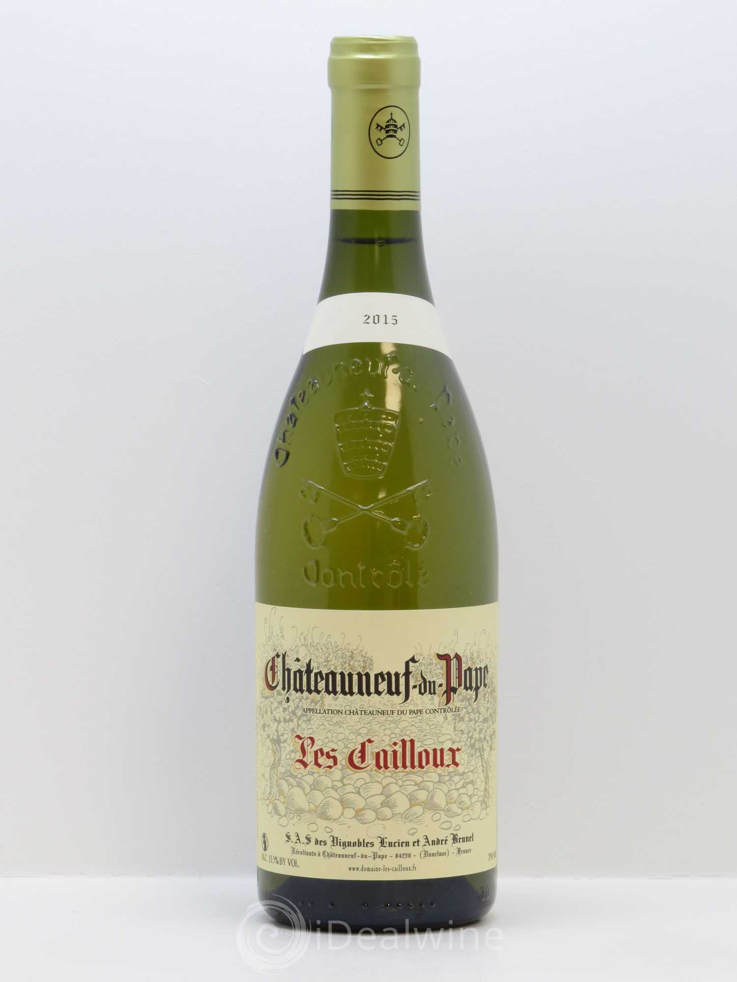 Châteauneuf-du-Pape Les Cailloux André Brunel 2015 - Lot de 1 bouteille - 0